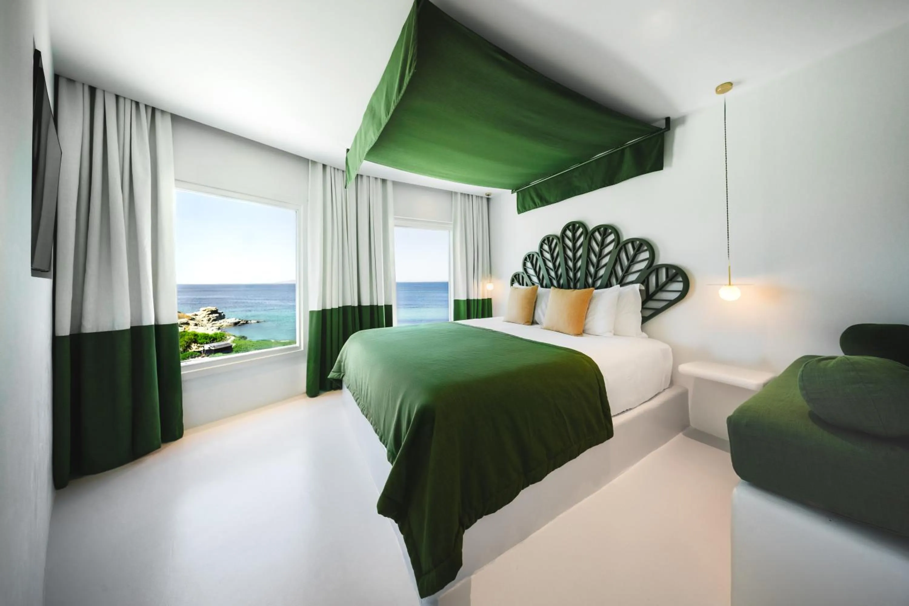 Bedroom, Bed in Croco Mykonos