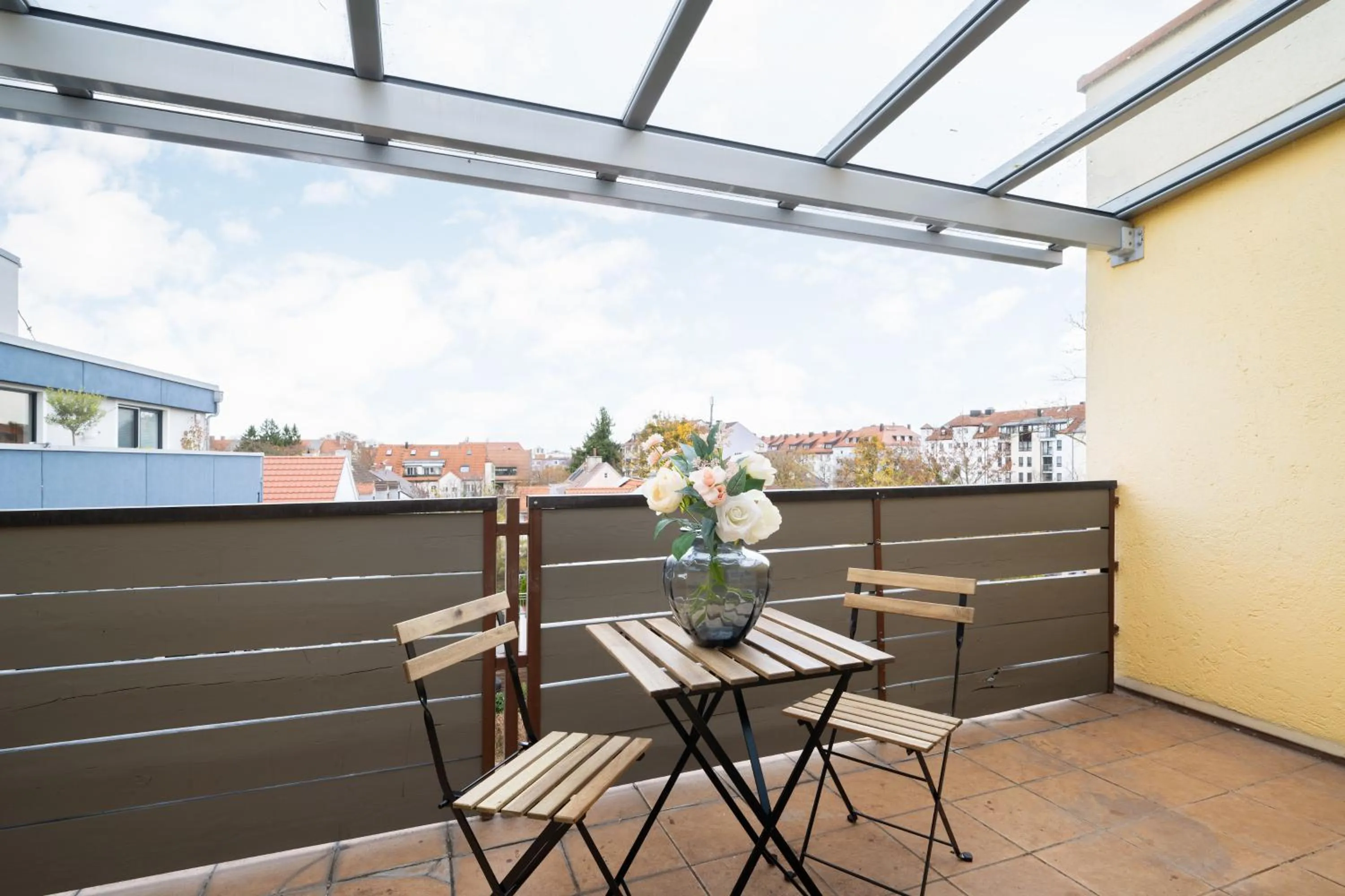 Balcony/Terrace in Homaris Apartments München Laim