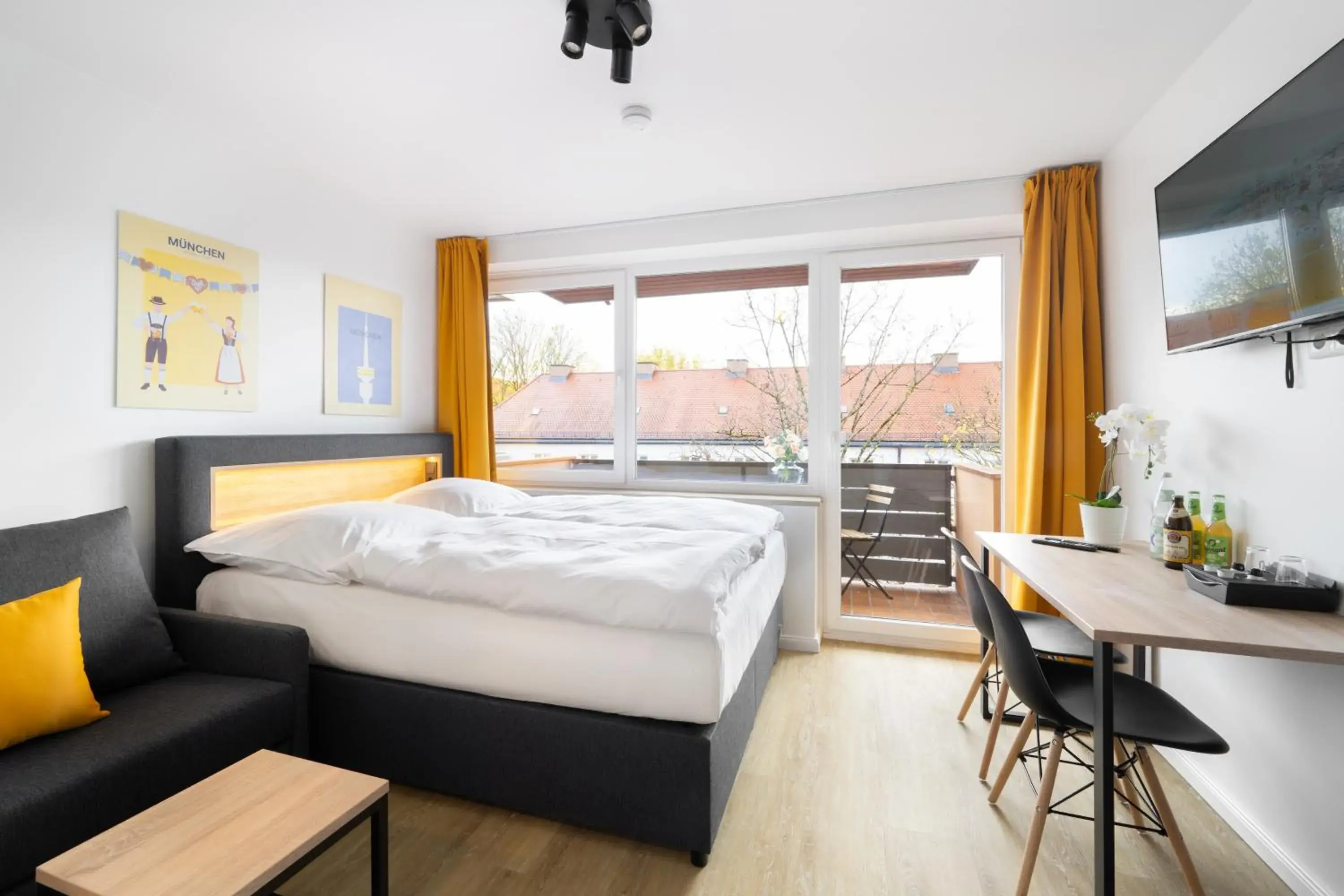 Double Room in Homaris Apartments München Laim Double Room in Homaris Apartments München Laim