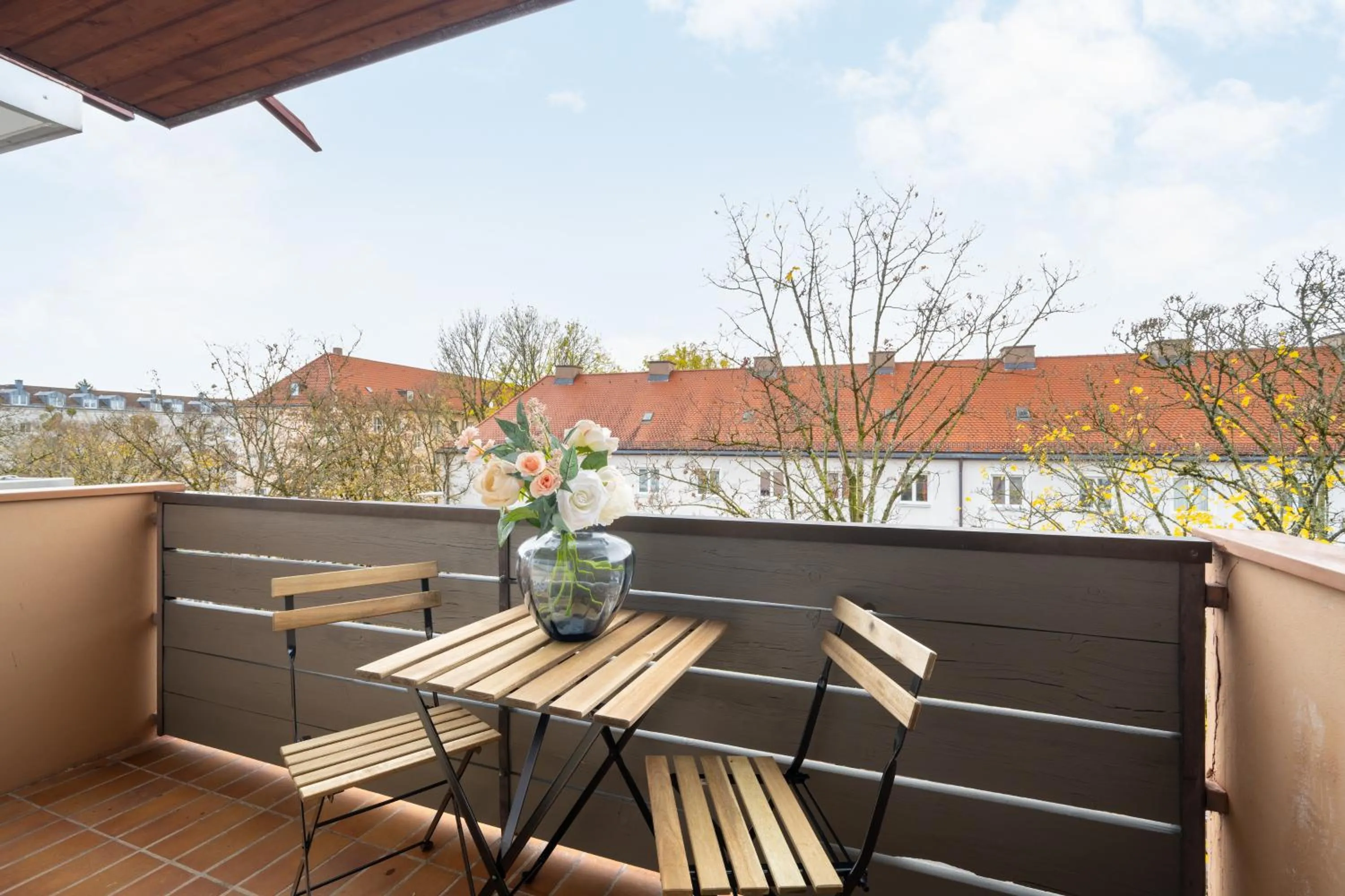 Balcony/Terrace in Homaris Apartments München Laim