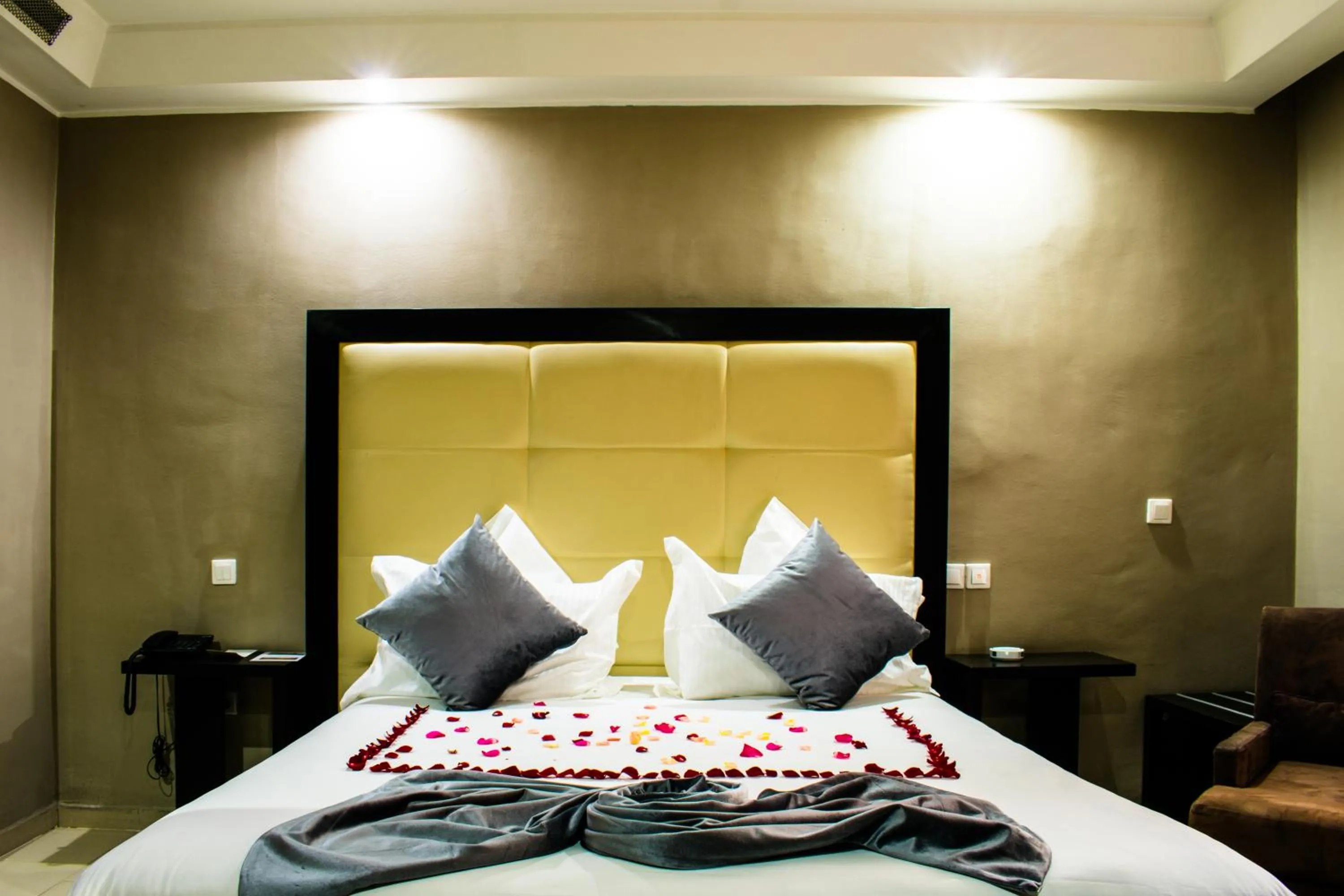 Bed in Tempoo Hotel Marrakech City Centre Adults Only