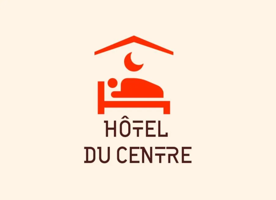 Property logo or sign in Hôtel Du Centre