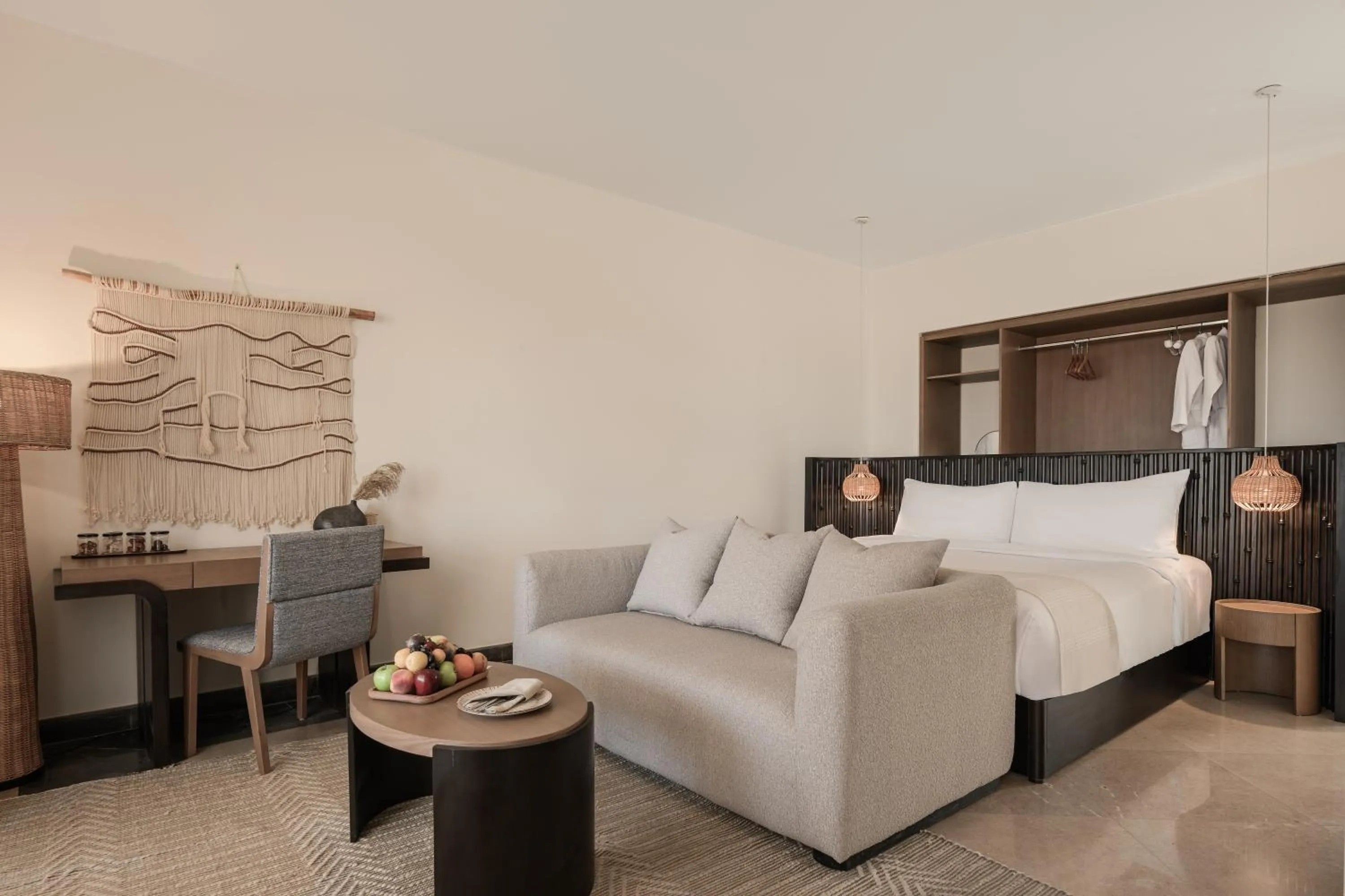 Bed in The Zen Wellness Resort