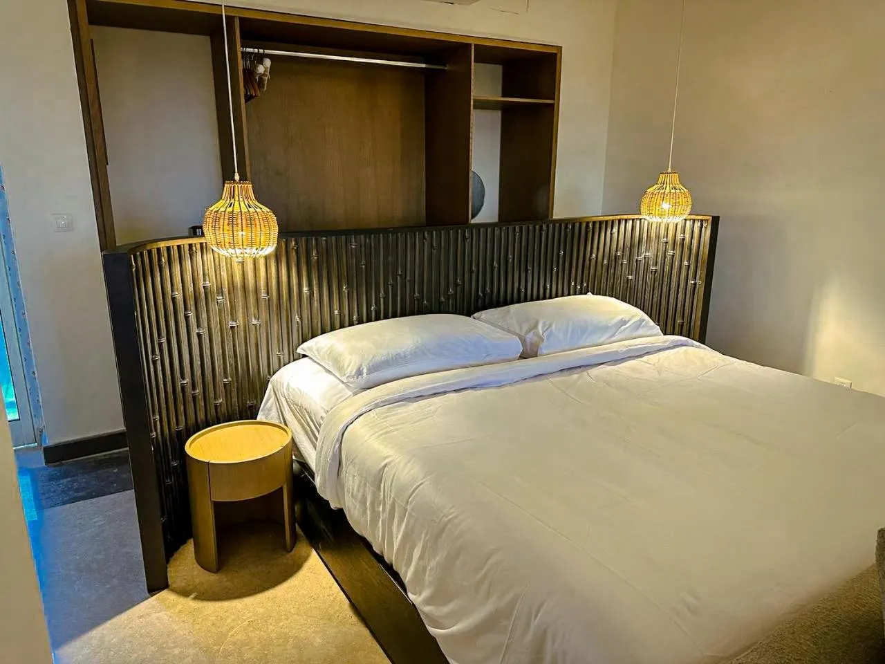 Bed in The Zen Wellness Resort