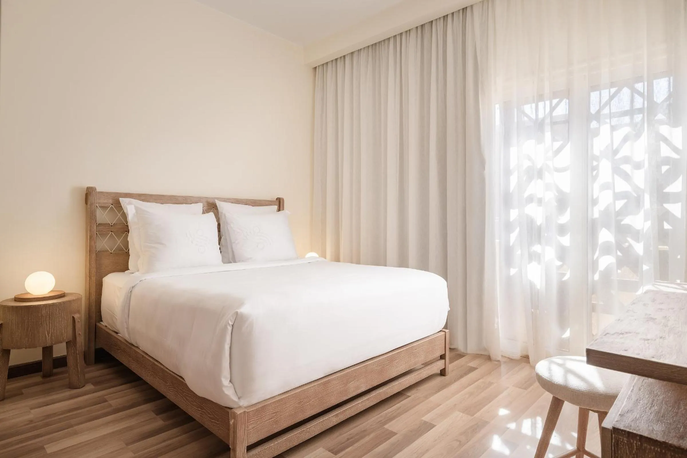 Bed in The Zen Wellness Resort