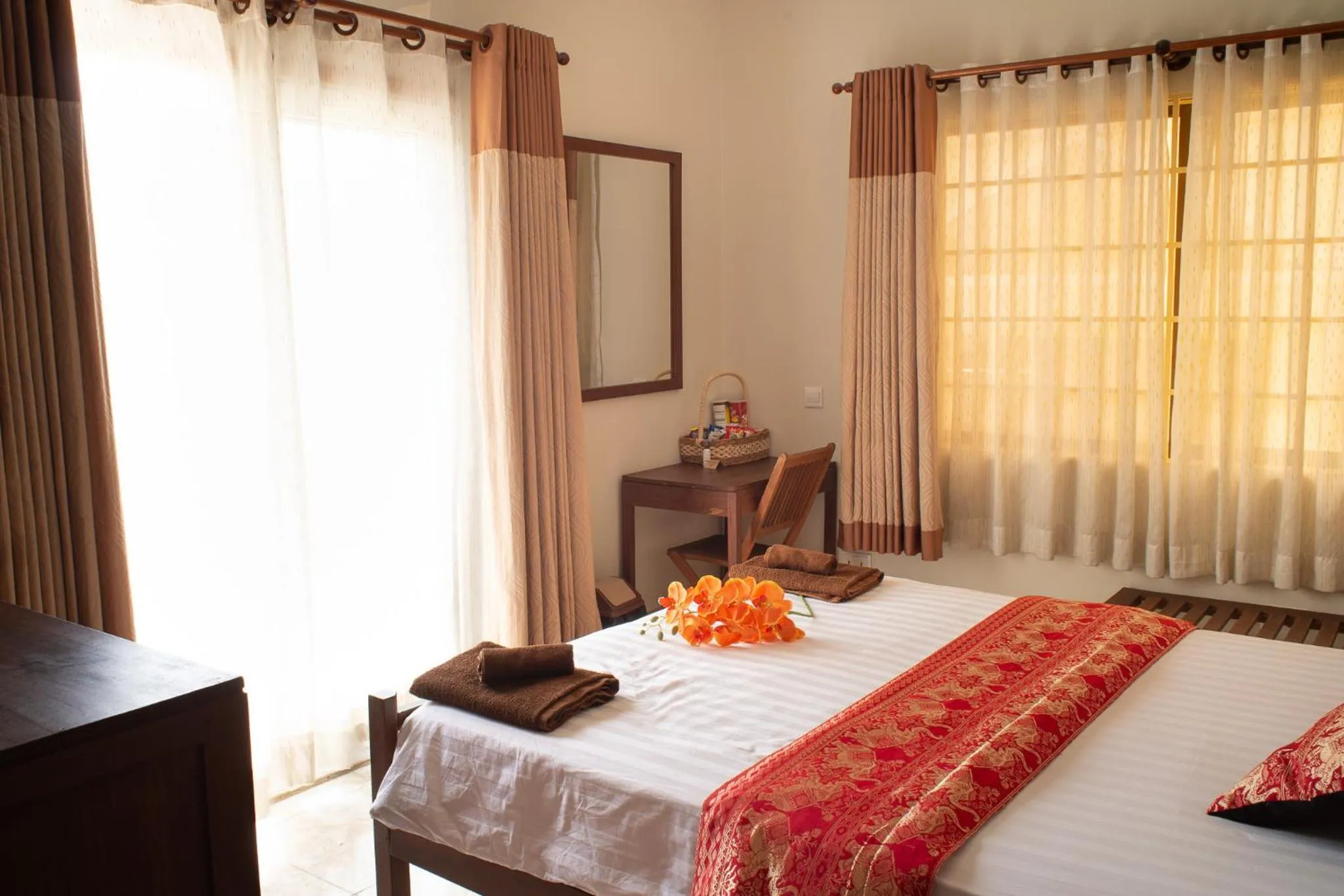 Bedroom, Bed in Villa Grange