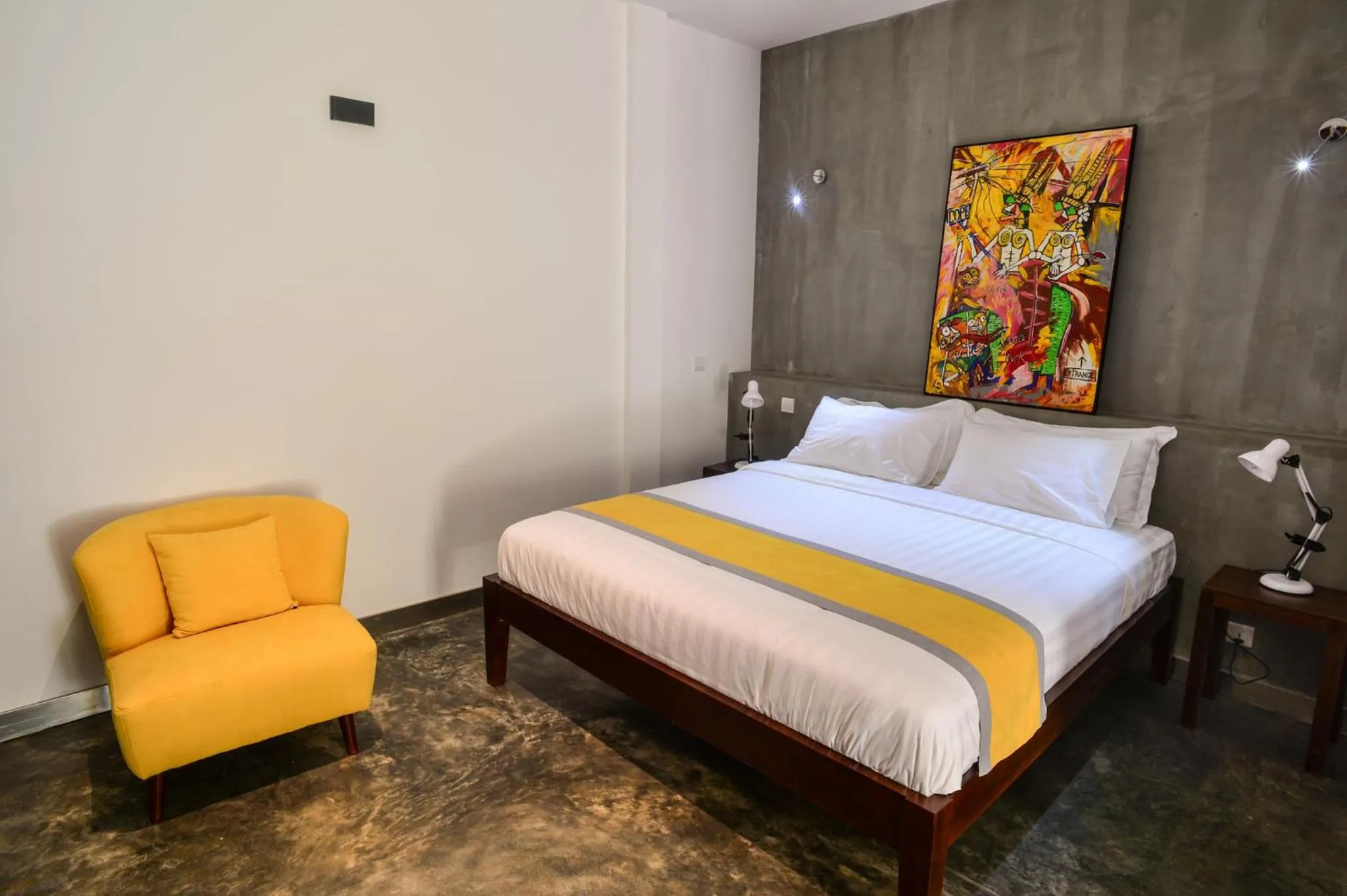 Bedroom, Bed in Villa Grange