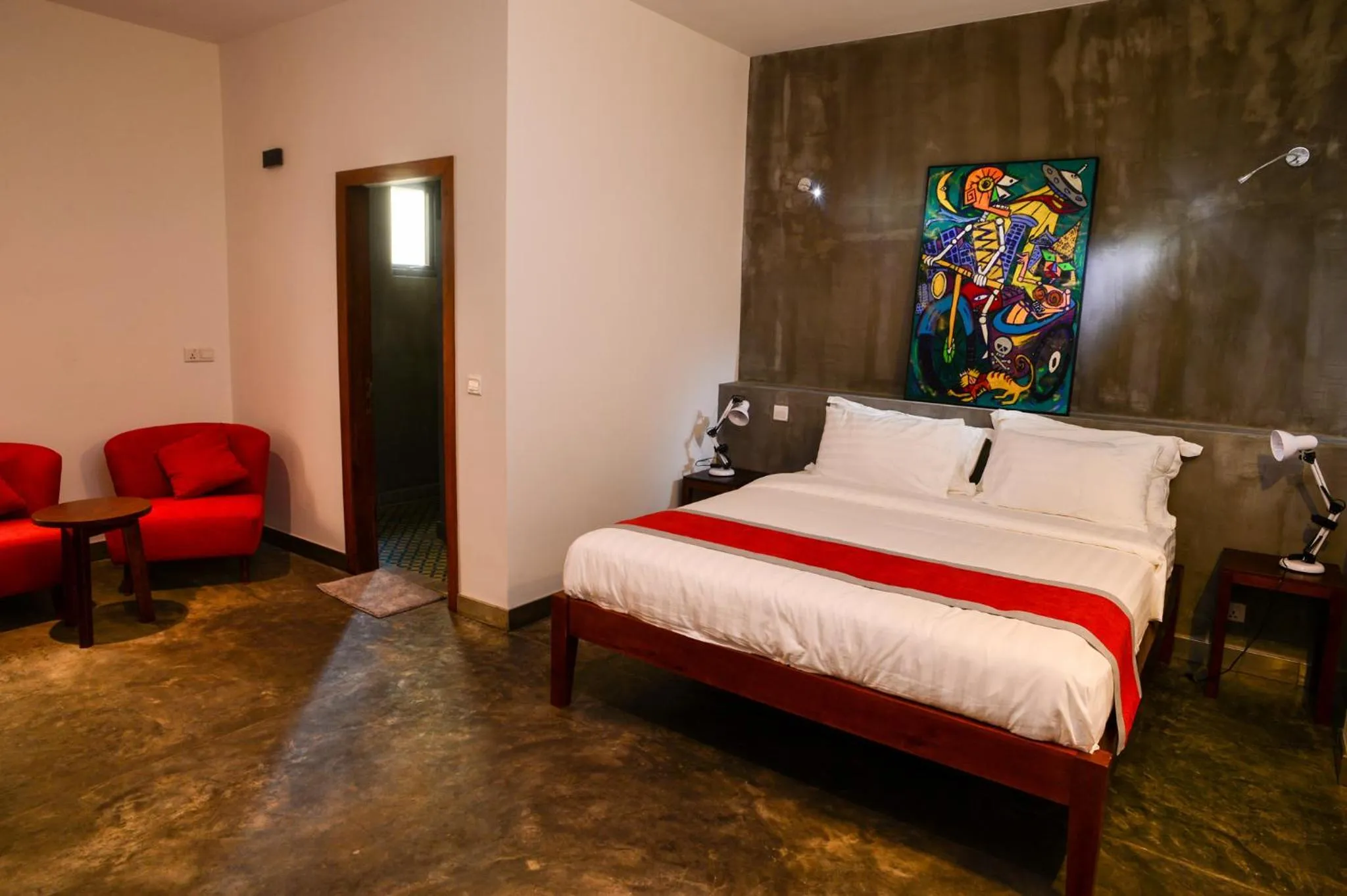 Bedroom, Bed in Villa Grange