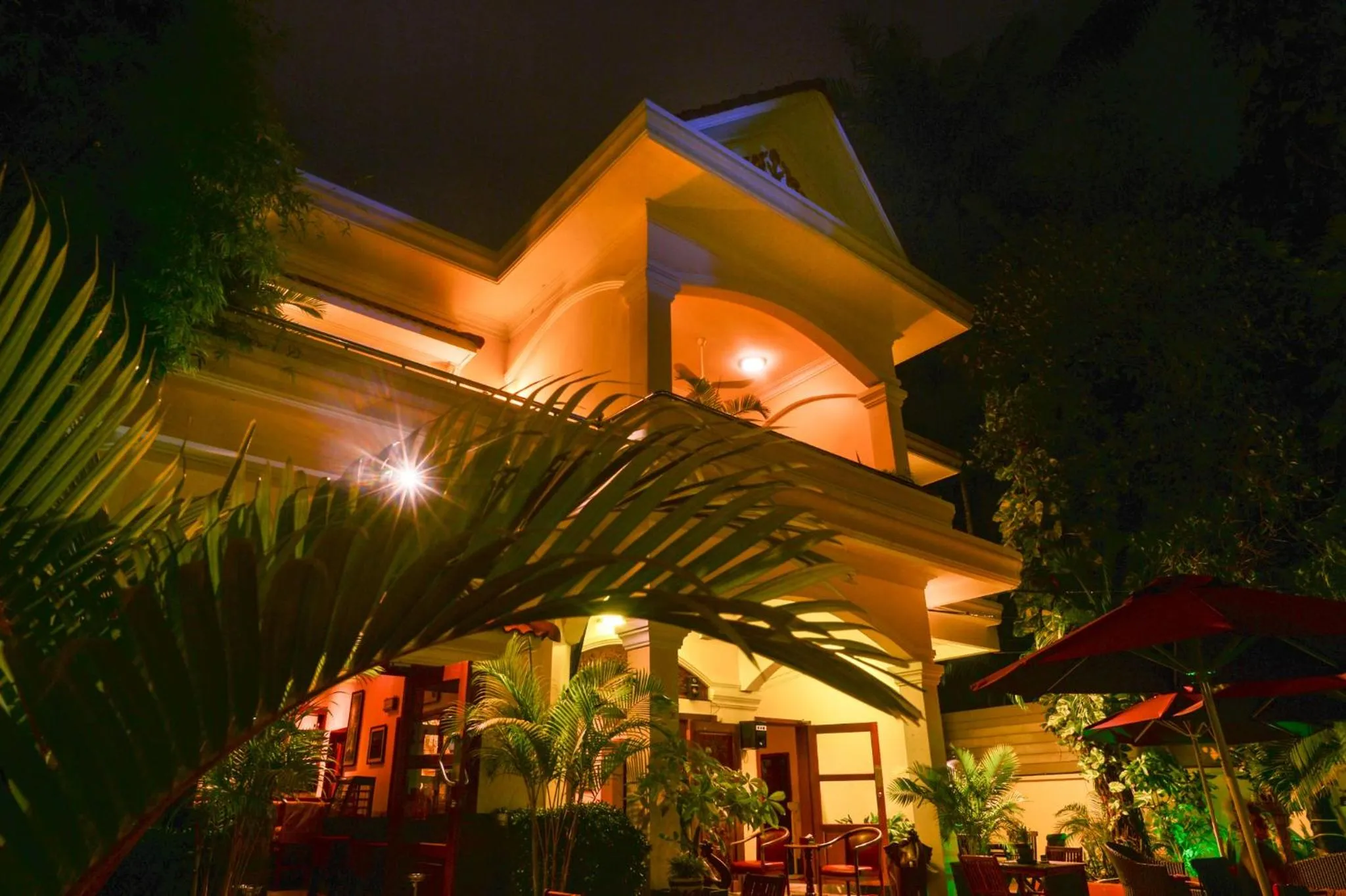 Garden view in Villa Grange