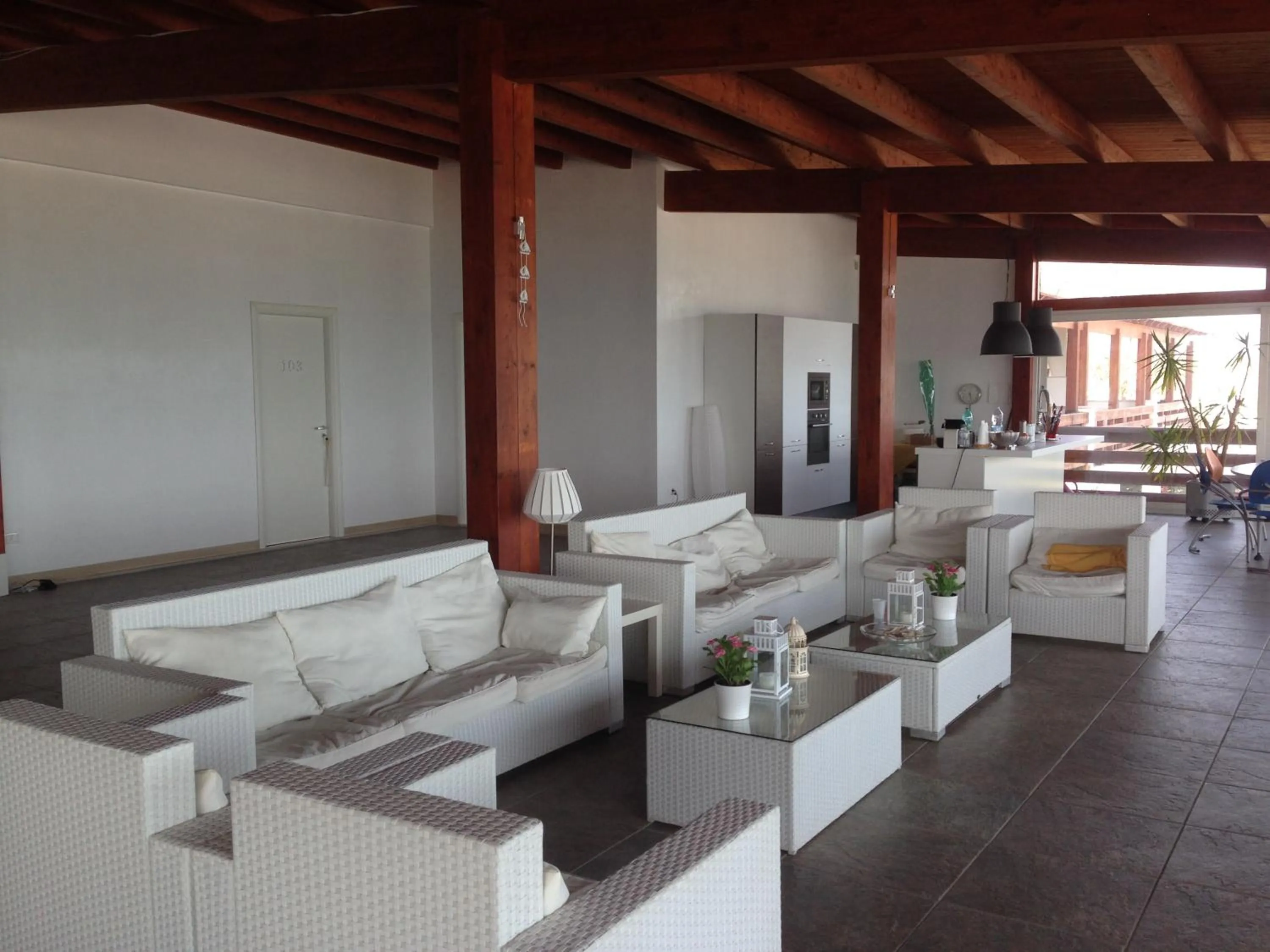 Communal lounge/ TV room in Beach Club Ippocampo