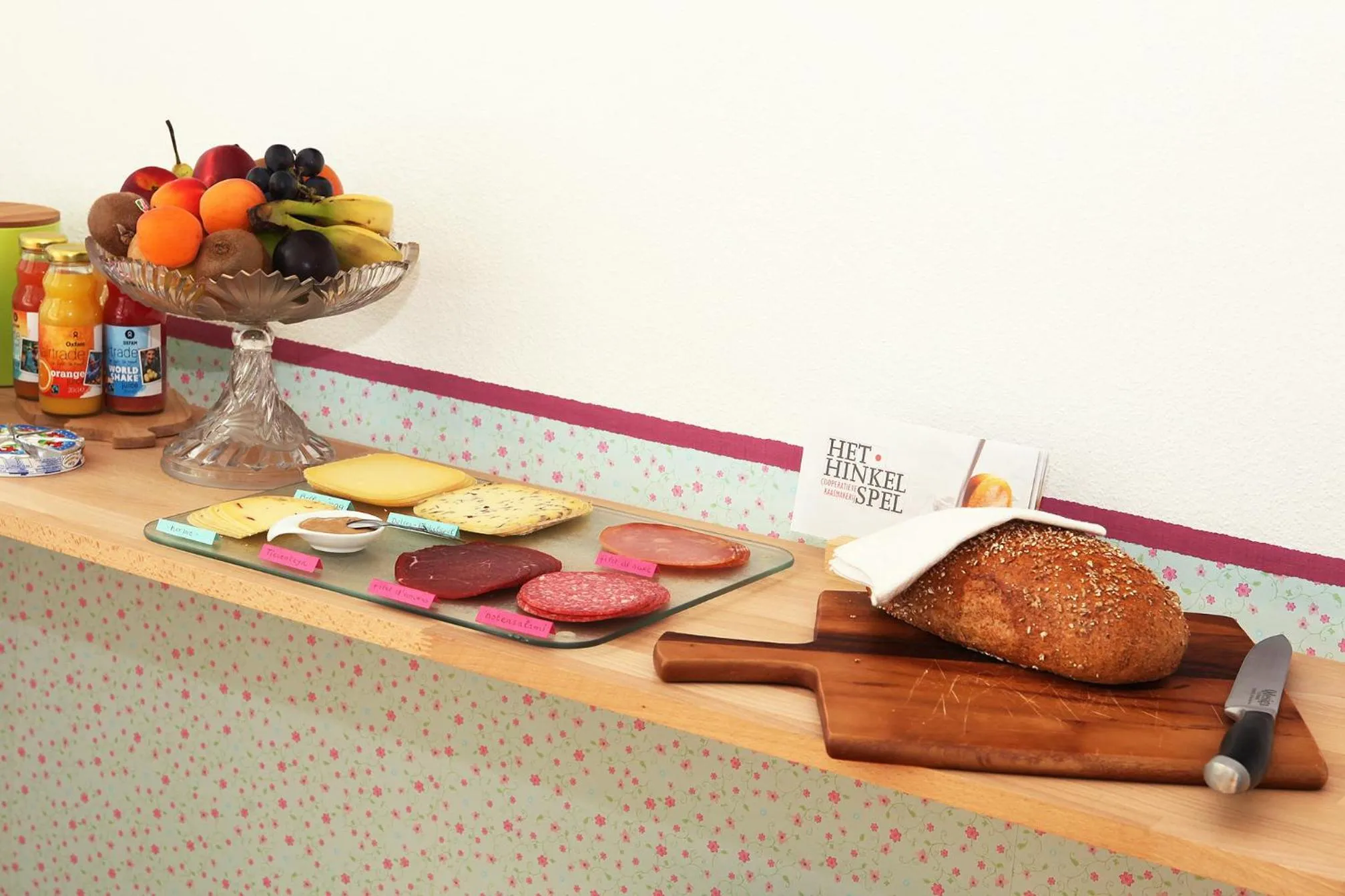 Food and drinks in B&B Villa Emma