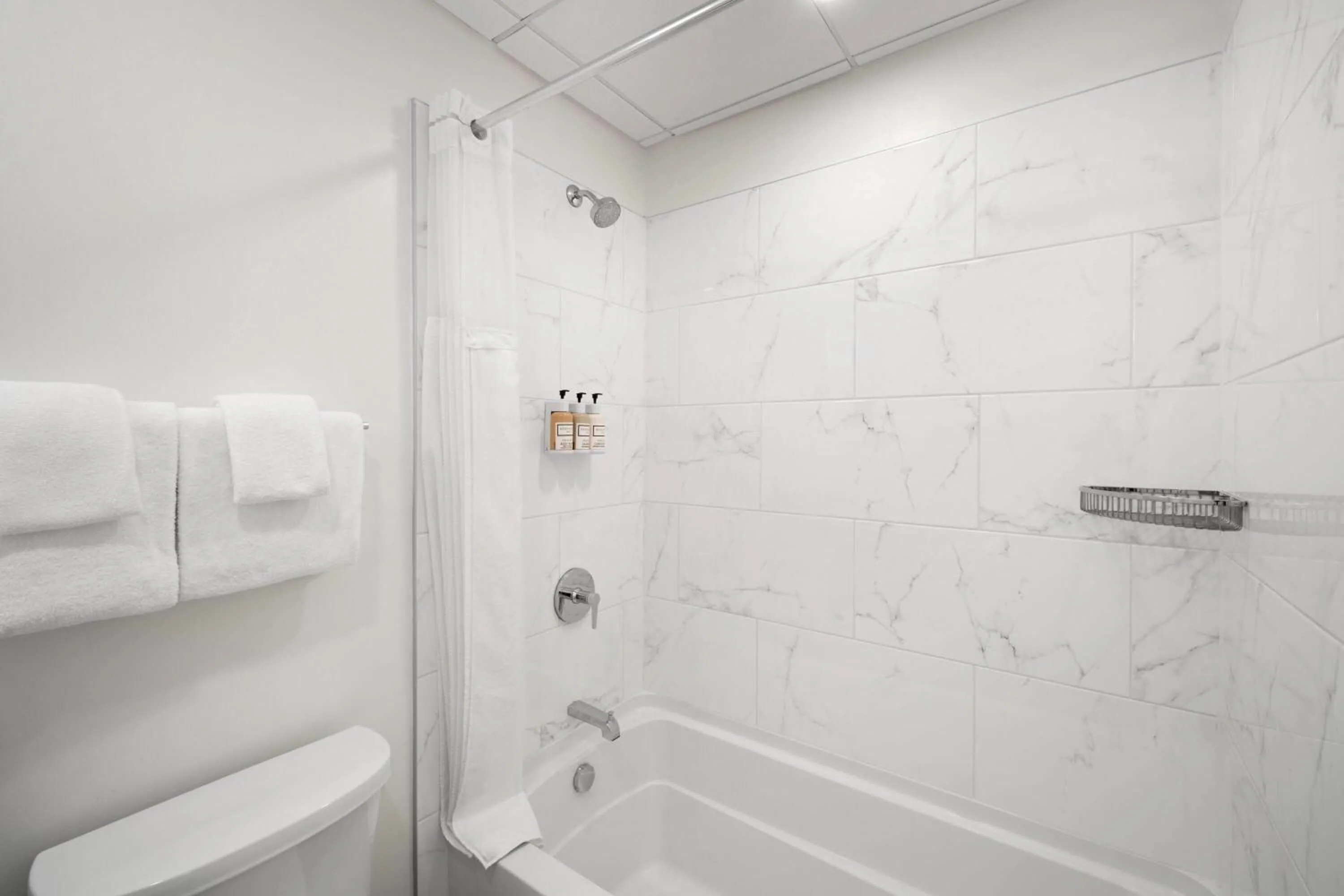 Shower in Reside NoMa, a Wyndham Residence