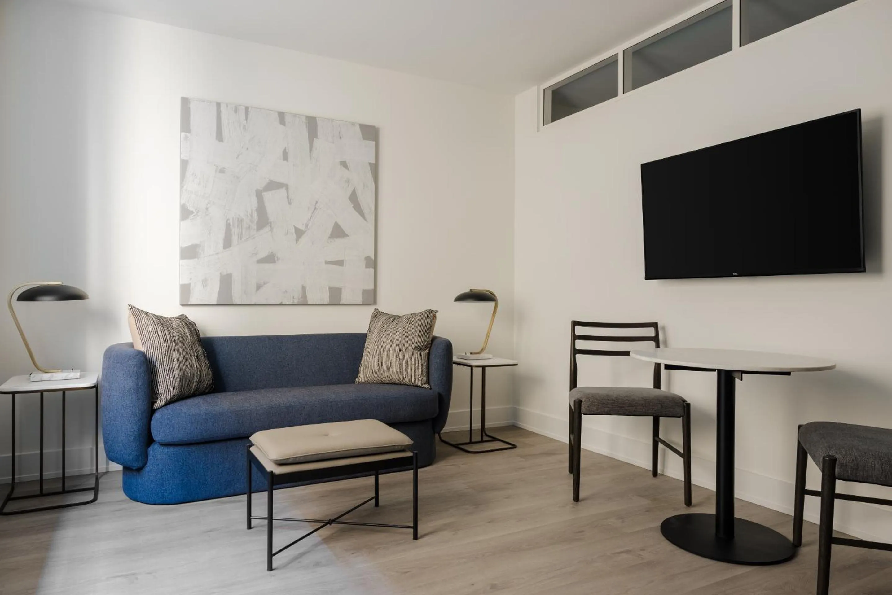Living room in Reside NoMa, a Wyndham Residence