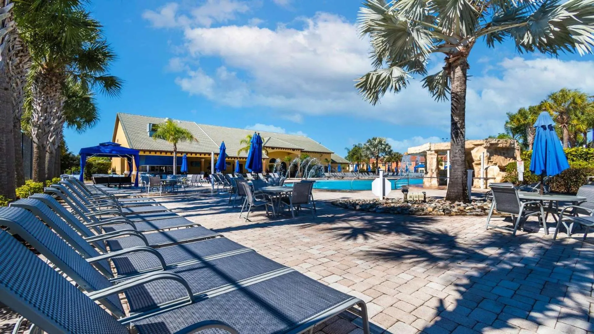 Pool view in 8931 Cuban Palm