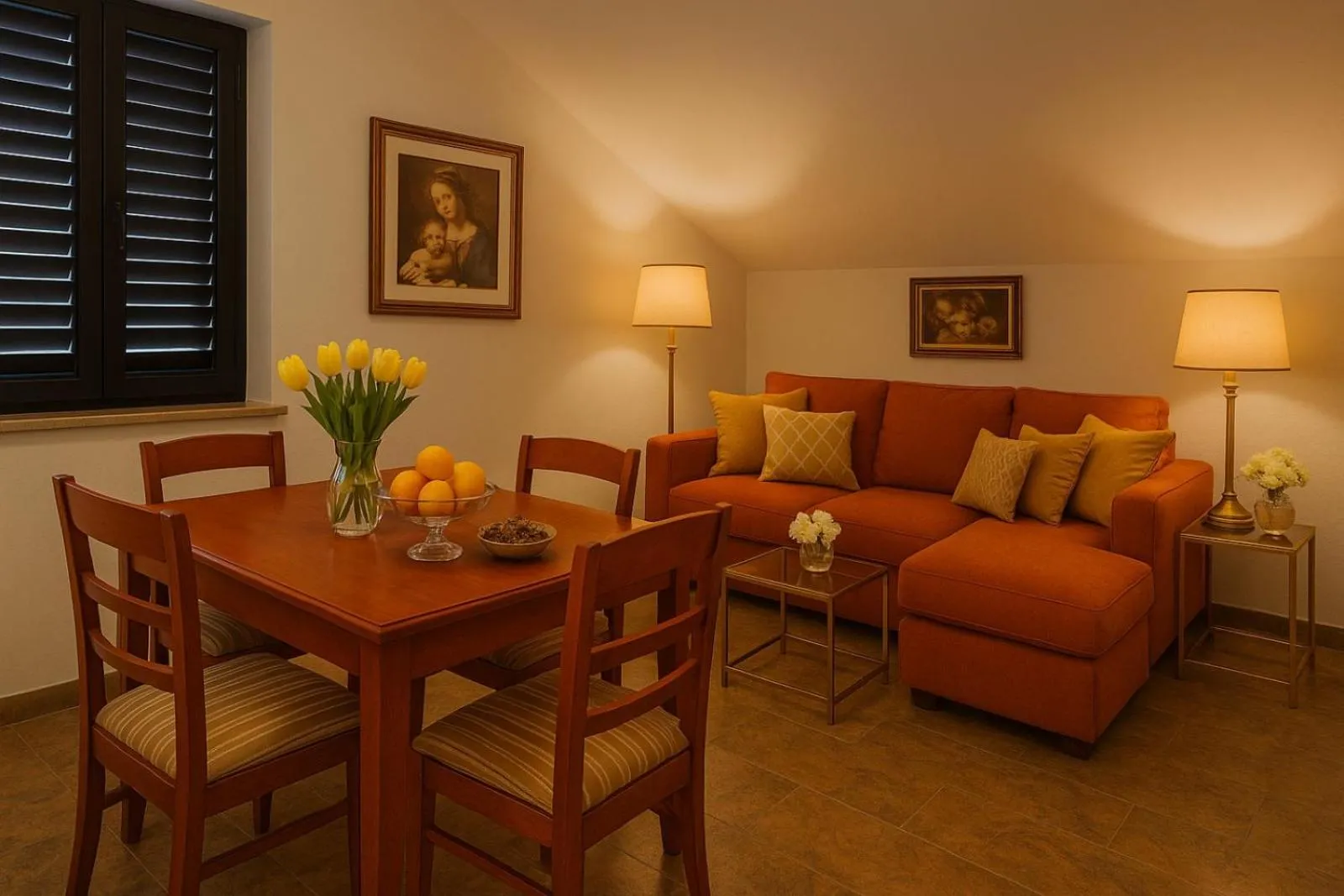 Deluxe Apartment 2 Rooms, Balcony and Sea View in Apartments Villa Mirjana