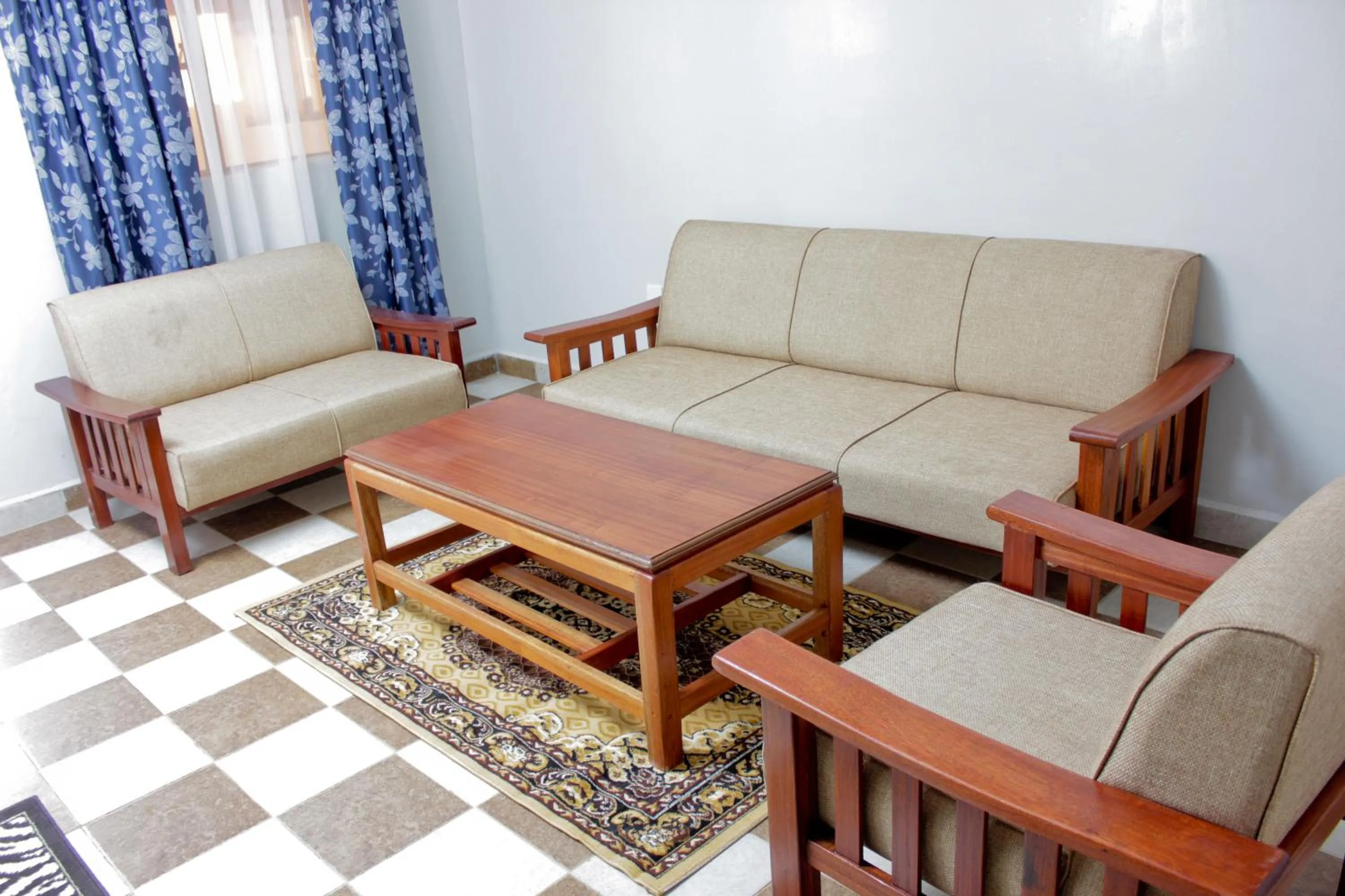 Living room in Sweet Lake Resort