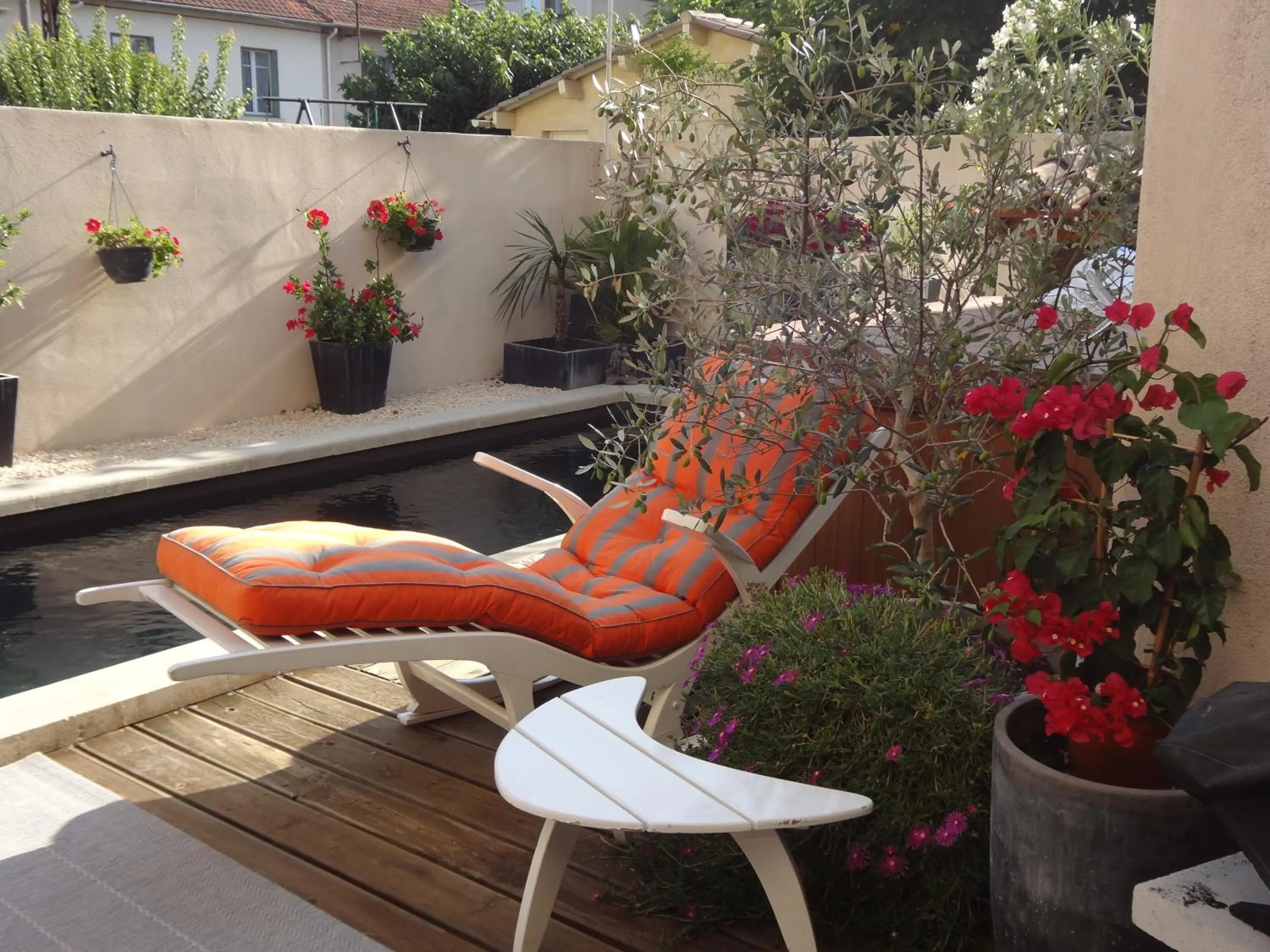 Patio in B&B - Chambres d'hôtes Le Foch