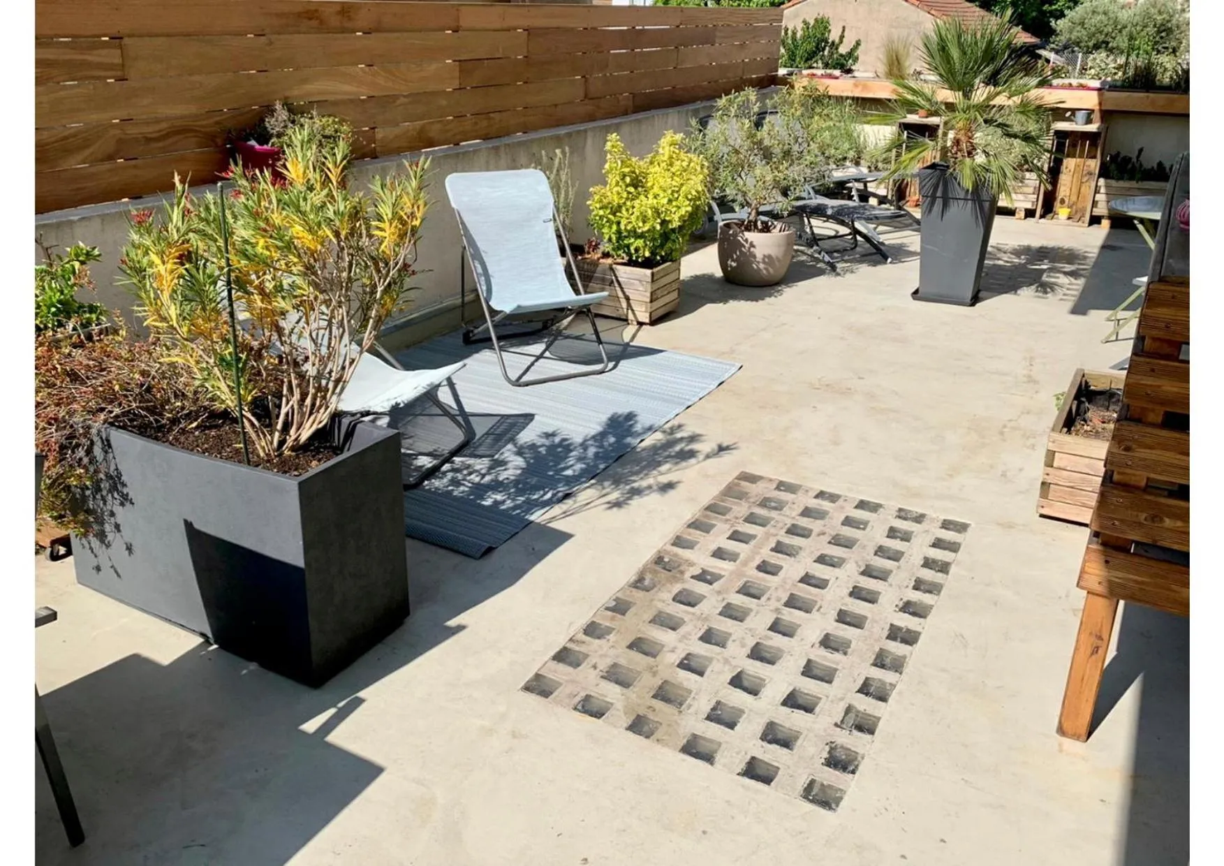 Patio in B&B - Chambres d'hôtes Le Foch