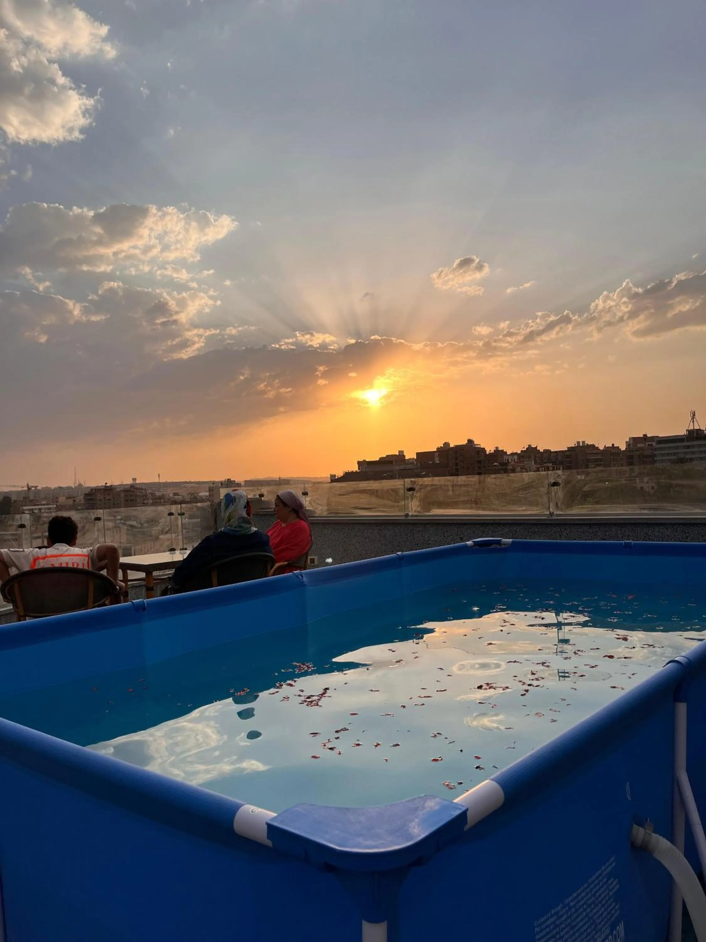 Swimming pool in Blue Pyramids Eyes Hotel