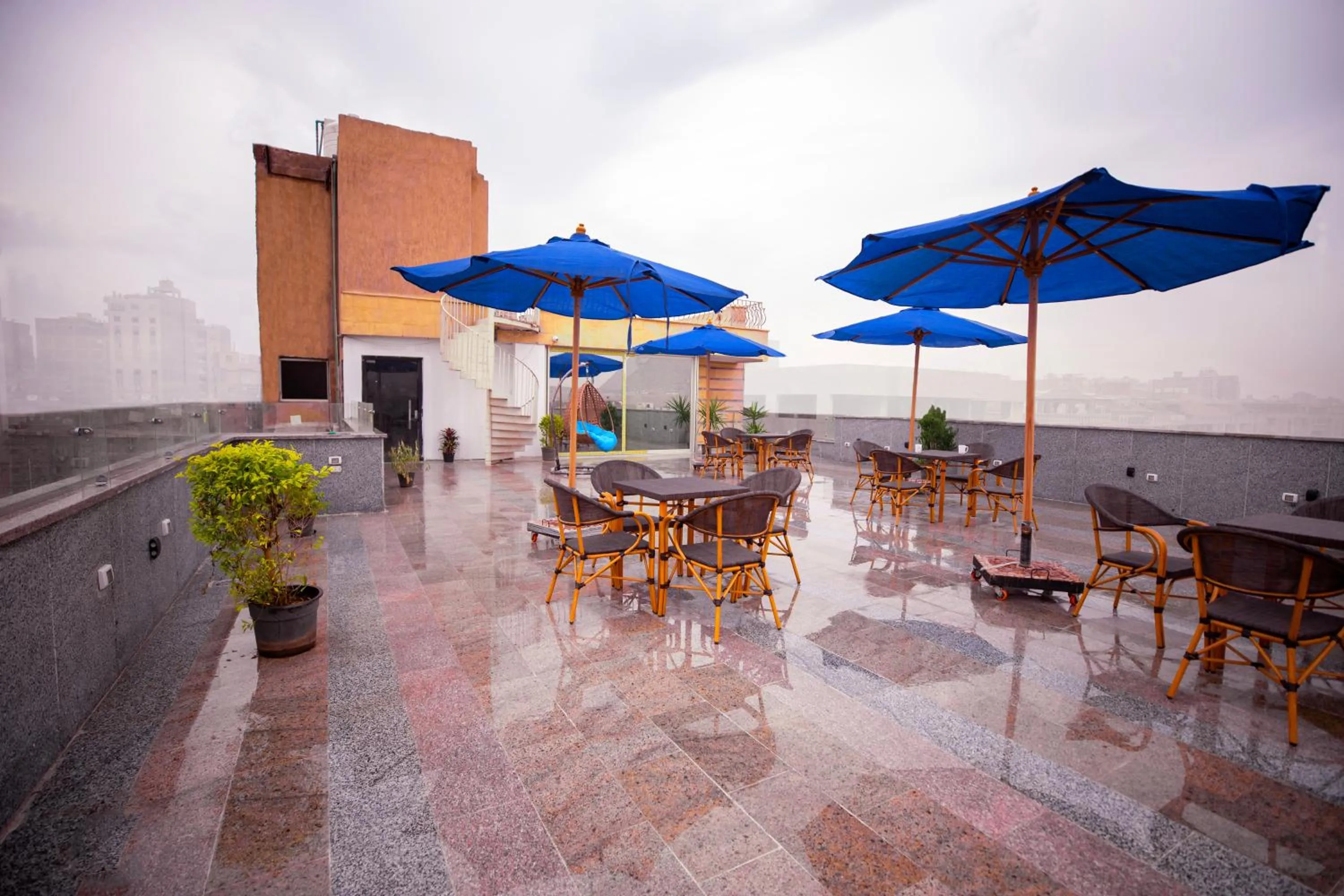 Property building in Blue Pyramids Eyes Hotel