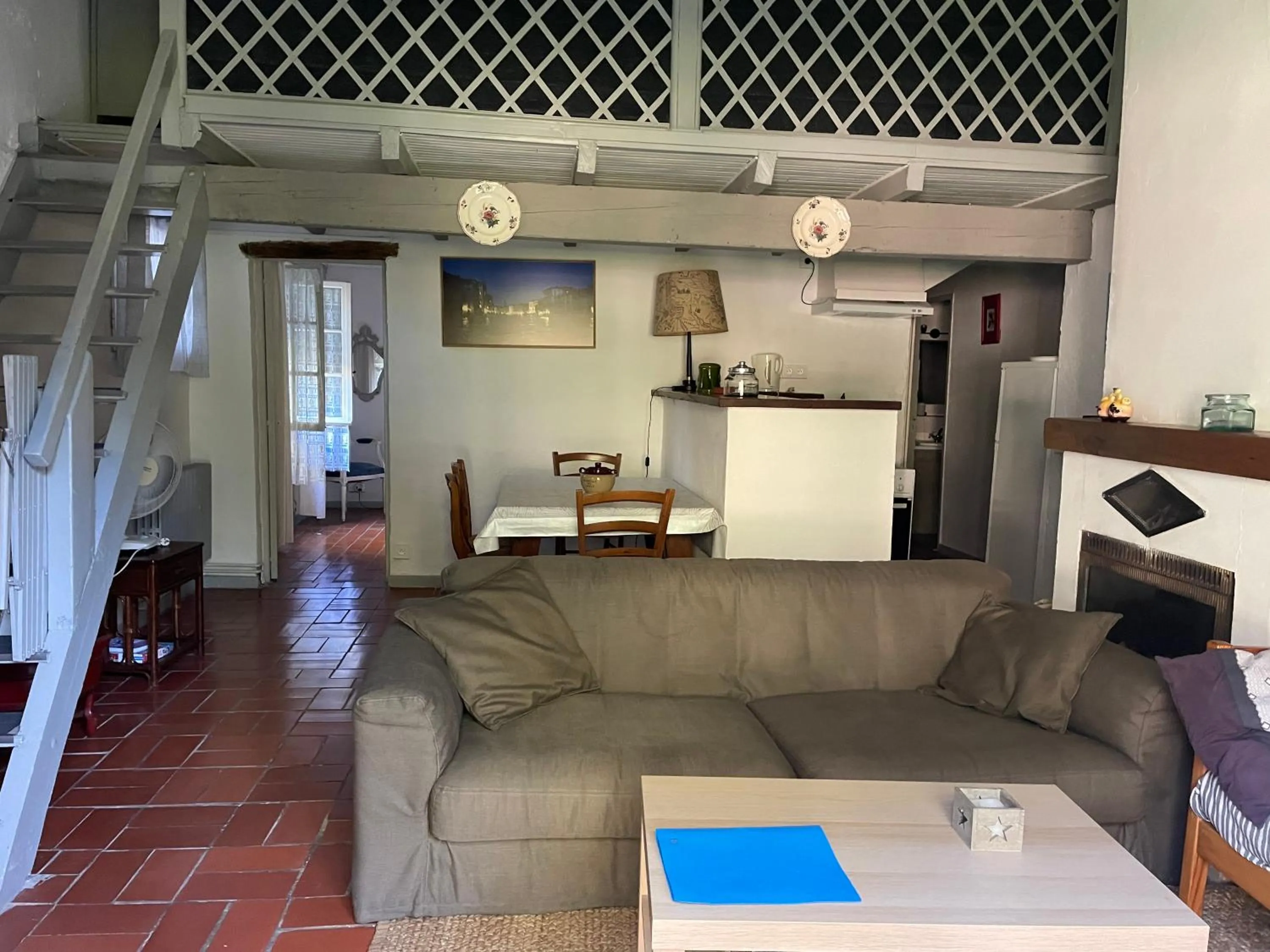 Seating area in Mas Grimaud - Gîte- Studio et chambres d'hôtes familiales