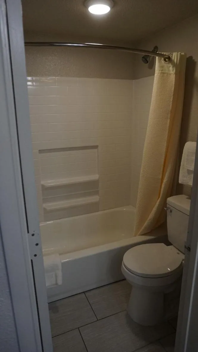 Shower in Travel Inn Tucson