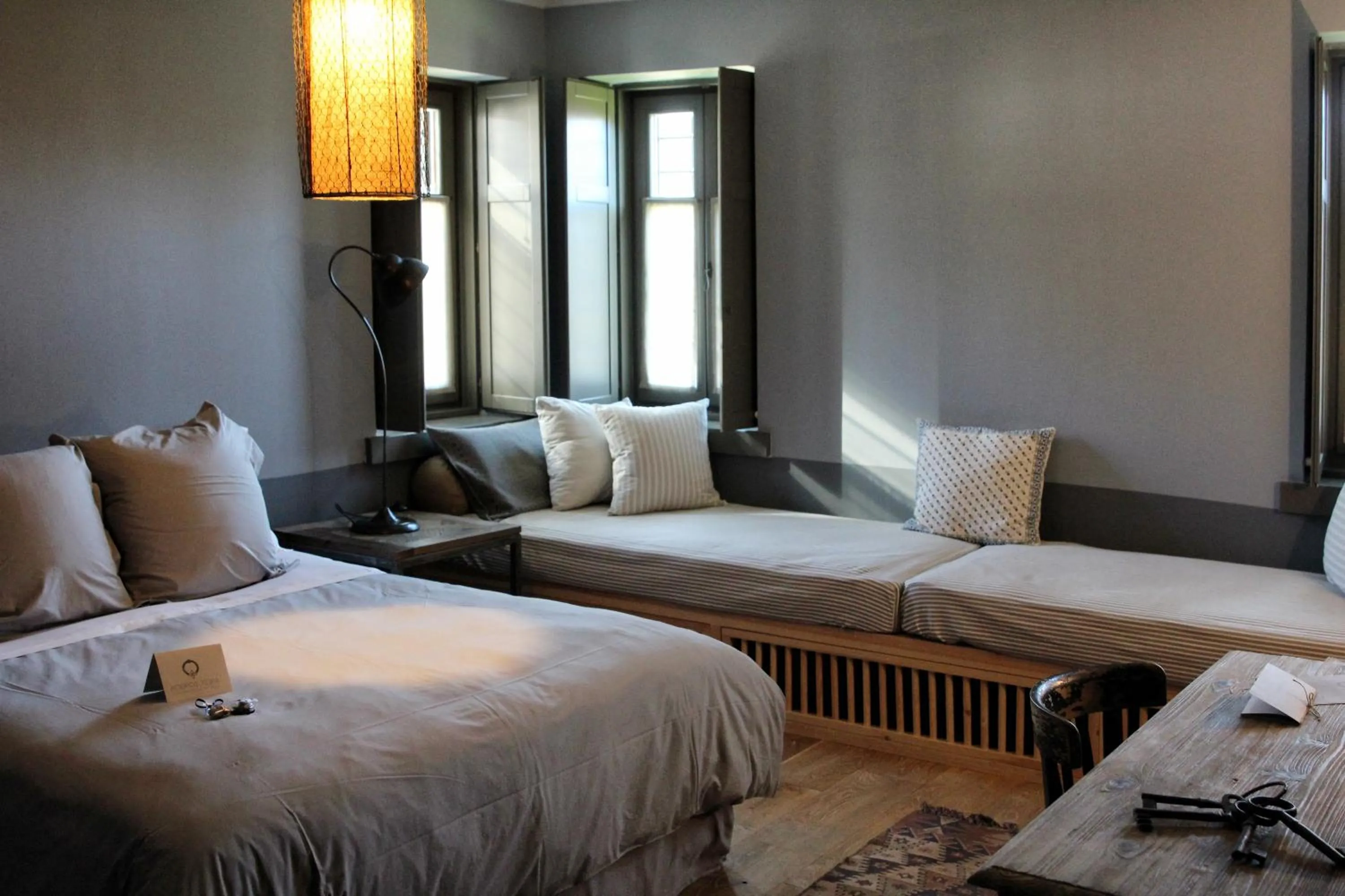 Bed in "Apeiros Chora" Hotel, Zagori