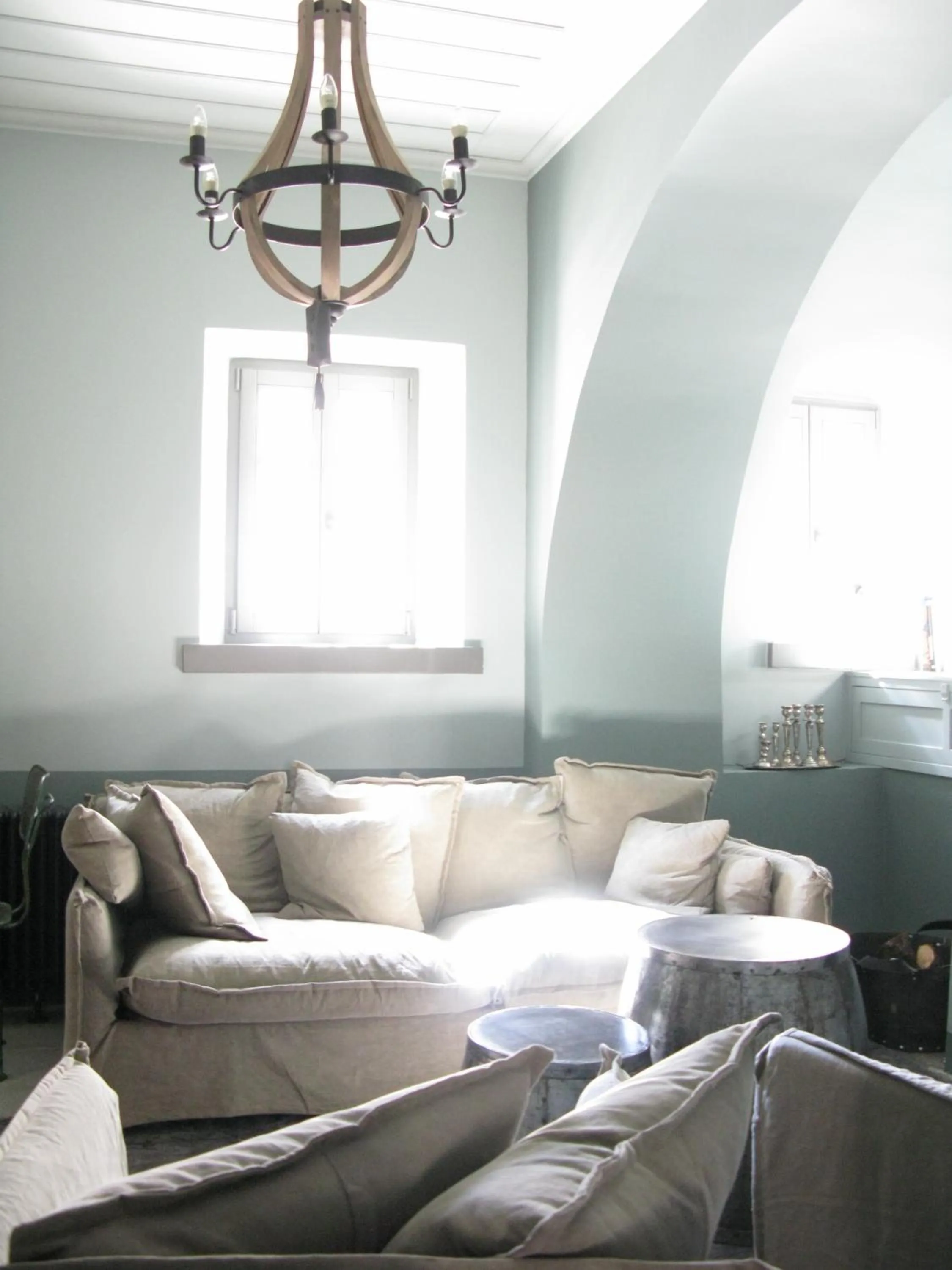 Communal lounge/ TV room, Bed in "Apeiros Chora" Hotel, Zagori