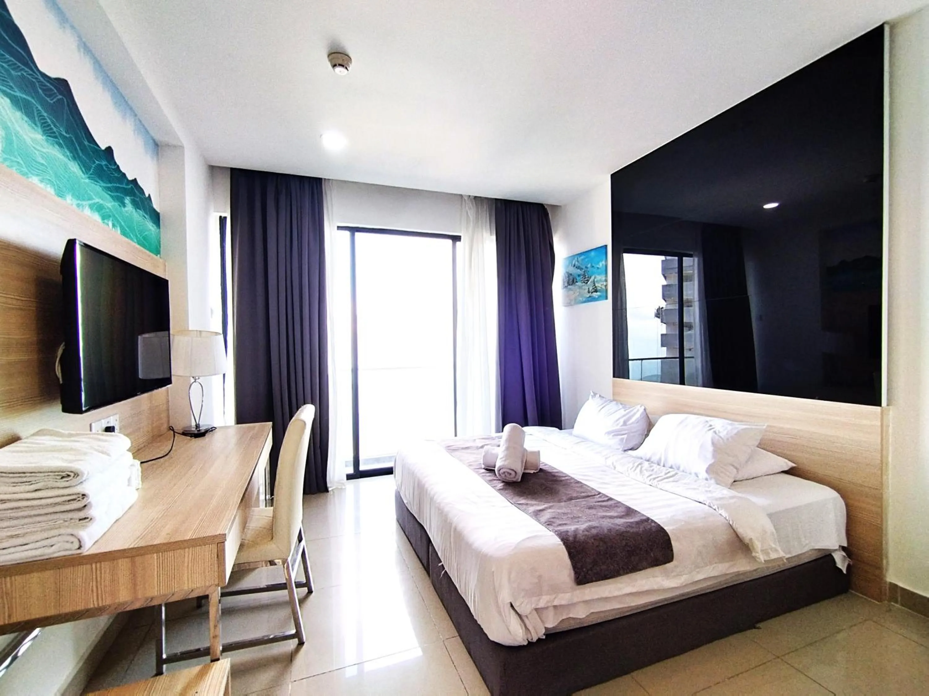 Bedroom, Bed in GENTING FoggyCold StayCation AT Ion Delemen By HAPYHOME