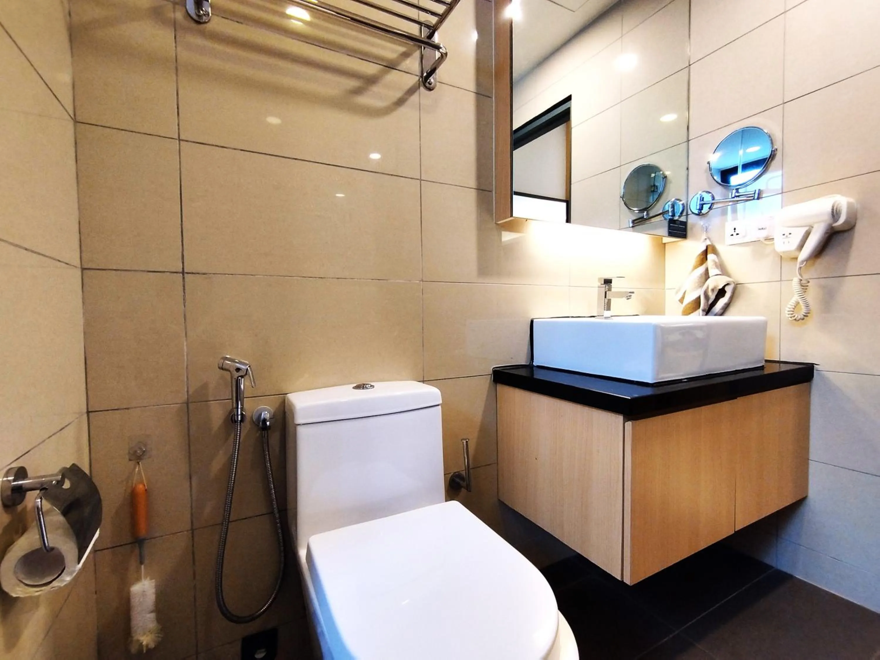 Bathroom in GENTING FoggyCold StayCation AT Ion Delemen By HAPYHOME