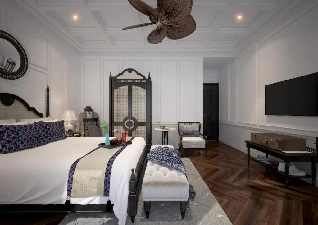 Bed in Hanoi Graceful Hotel and Travel