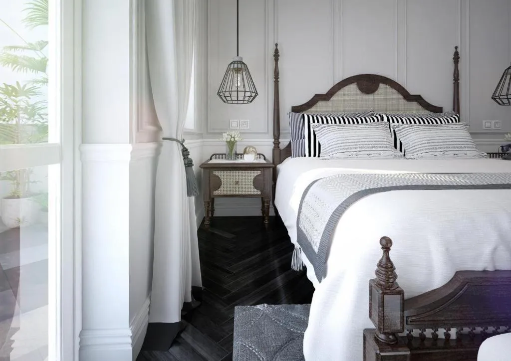 Bed in Hanoi Graceful Hotel and Travel