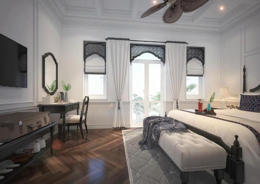 Bed in Hanoi Graceful Hotel and Travel