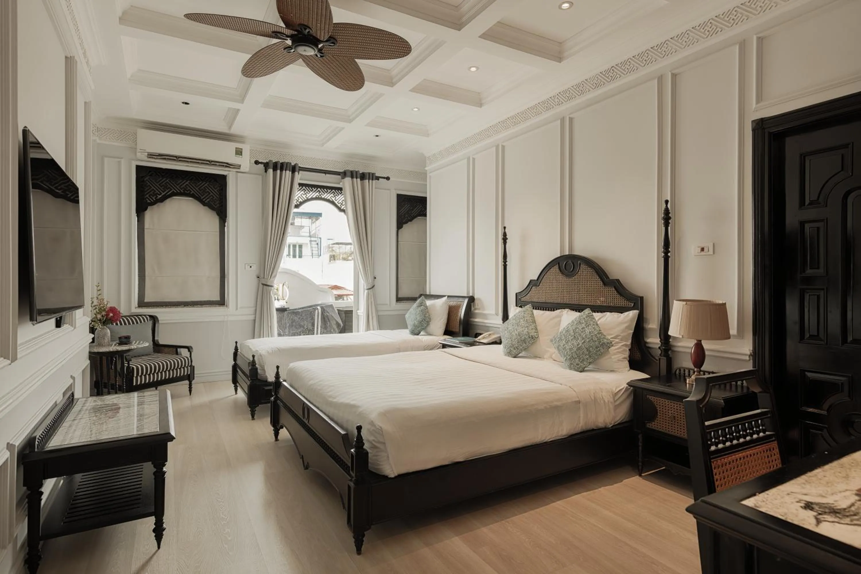 Bed in Hanoi Graceful Hotel and Travel