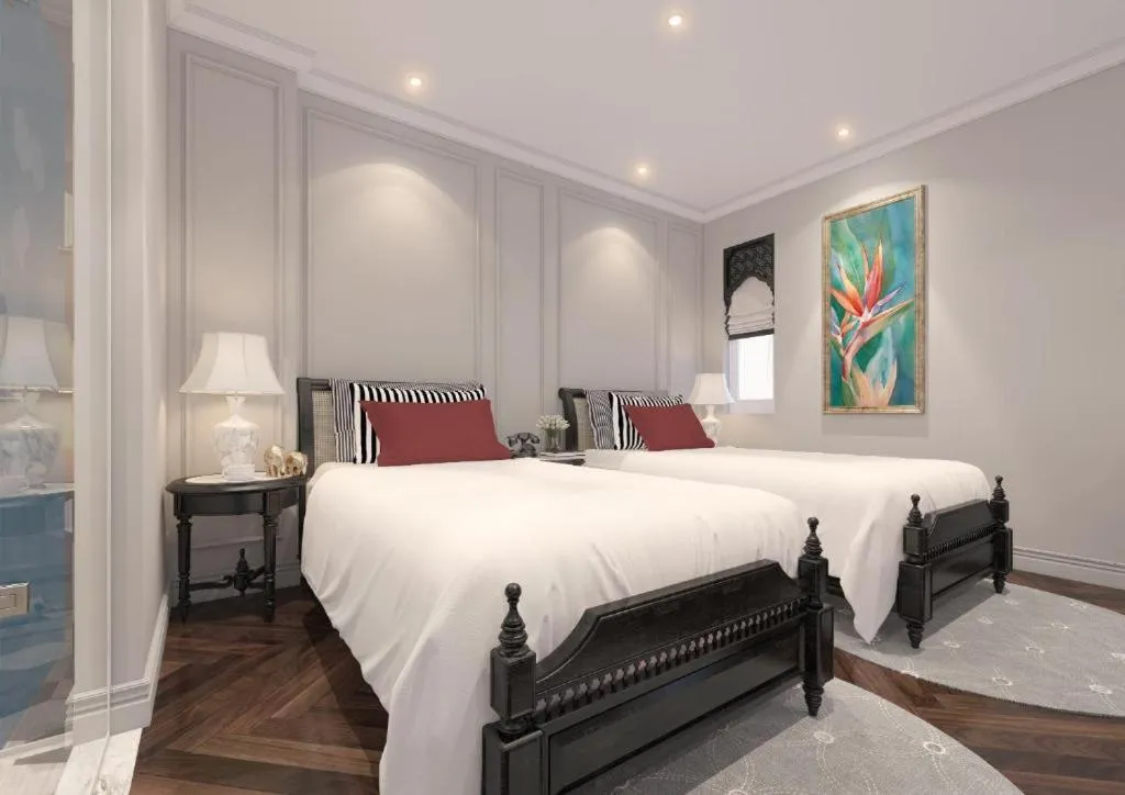 Bed in Hanoi Graceful Hotel and Travel