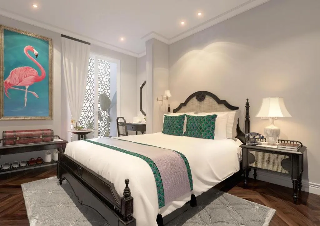 Bed in Hanoi Graceful Hotel and Travel