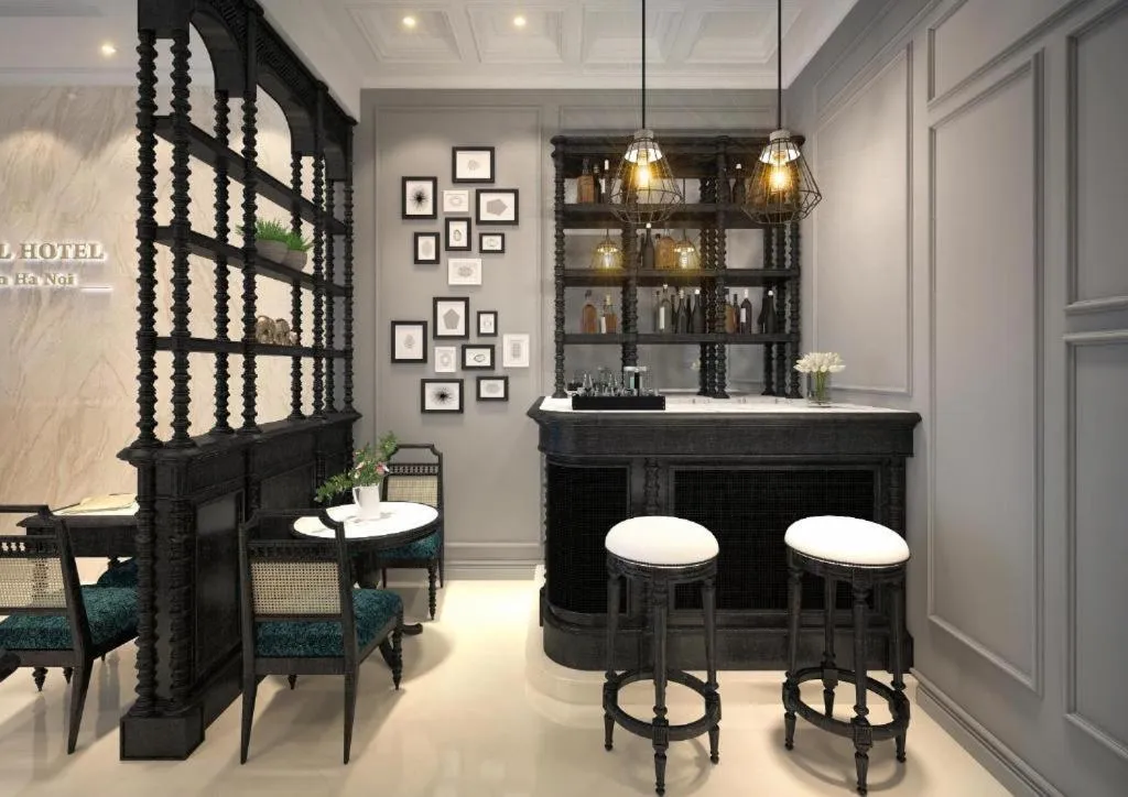 Lounge or bar in Hanoi Graceful Hotel and Travel