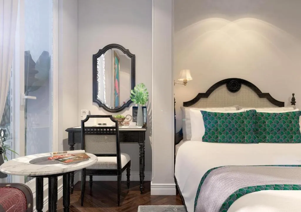 Bed in Hanoi Graceful Hotel and Travel