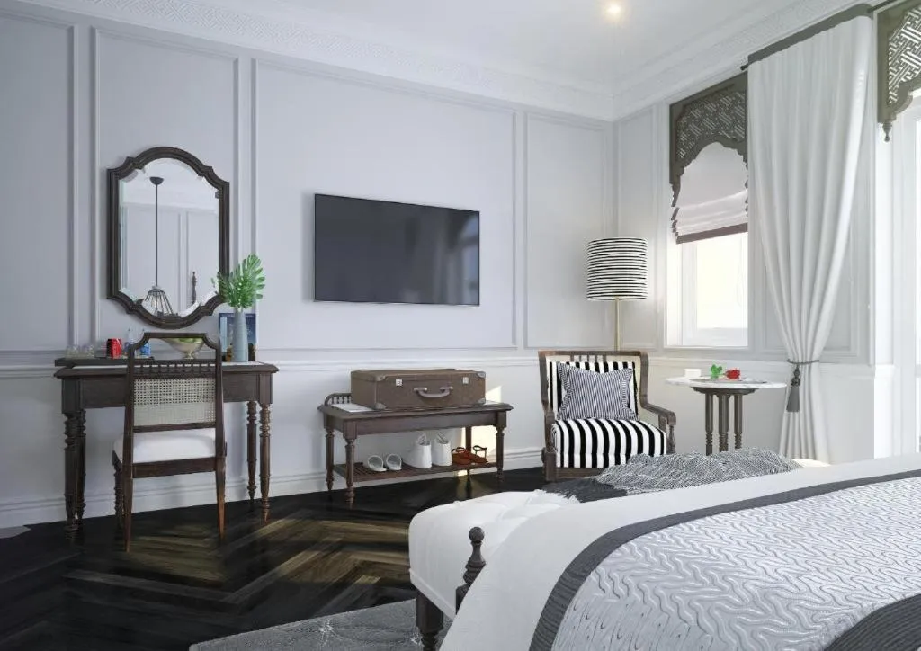 Bed in Hanoi Graceful Hotel and Travel