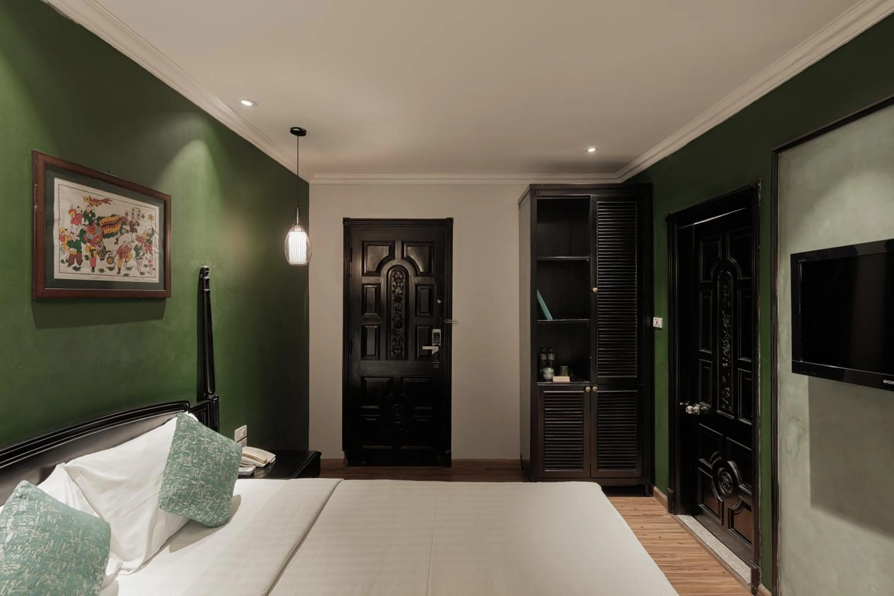 Bed in Hanoi Graceful Hotel and Travel