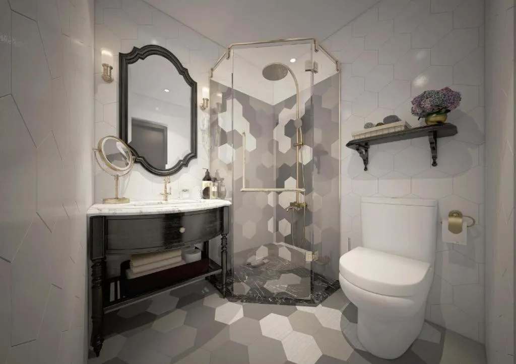 Shower in Hanoi Graceful Hotel and Travel