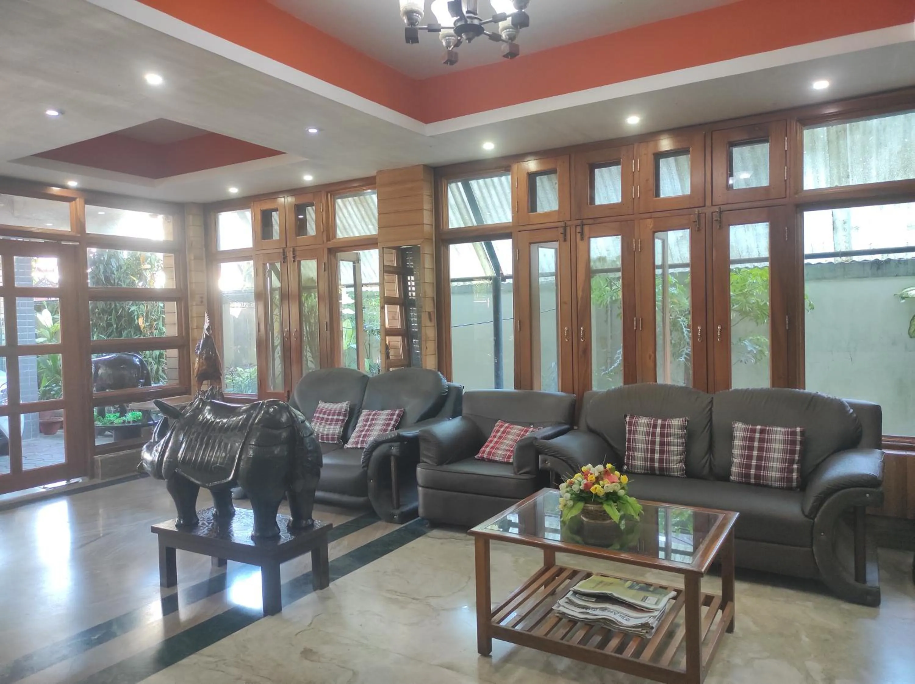 Lobby or reception in Hotel Sanjivani Heritage Top Best Budget Hotels in Dibrugarh, Assam