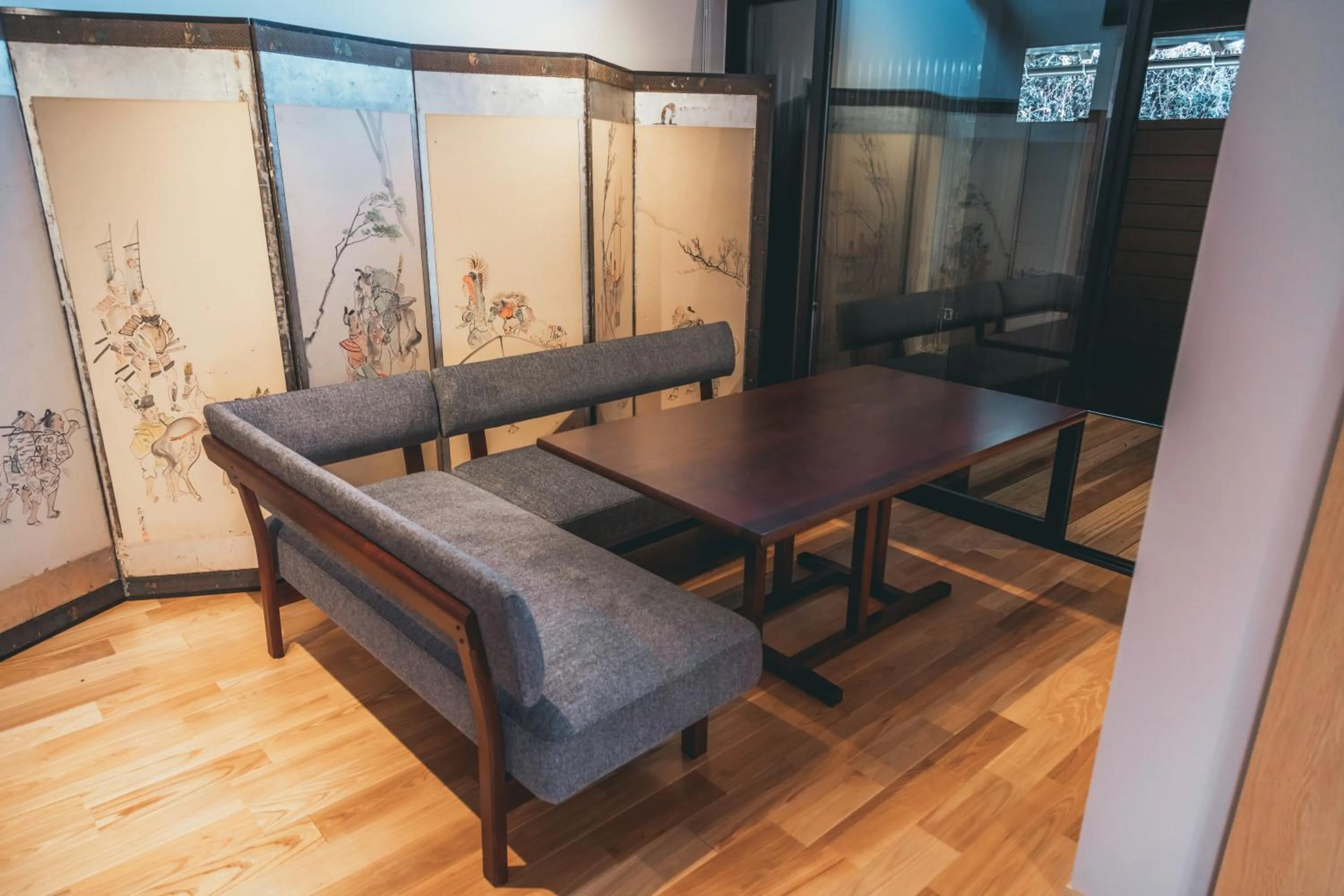 Living room in Auberge Homachi Mikuniminato