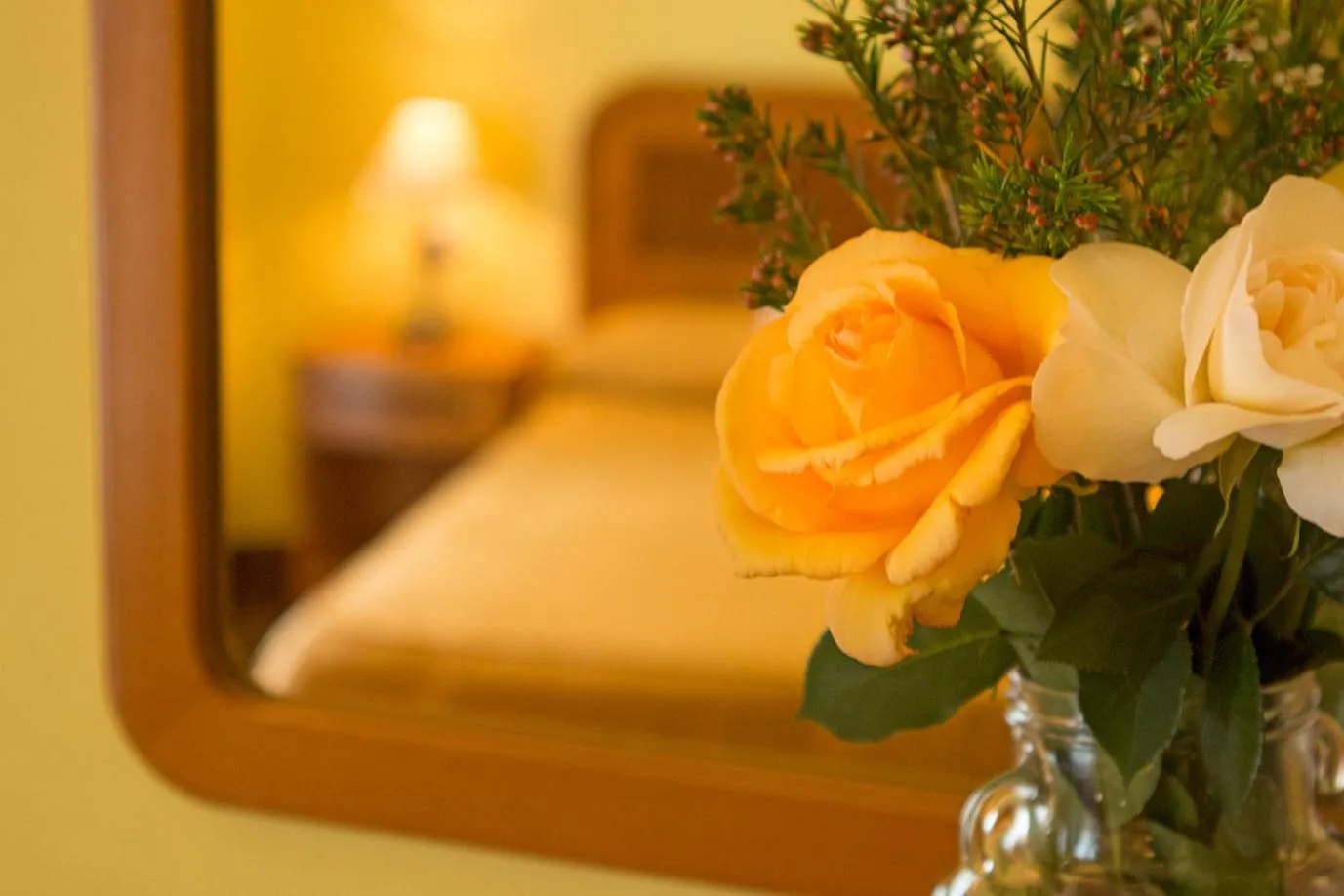 Decorative detail, Bed in Alojamiento Calzada Romana