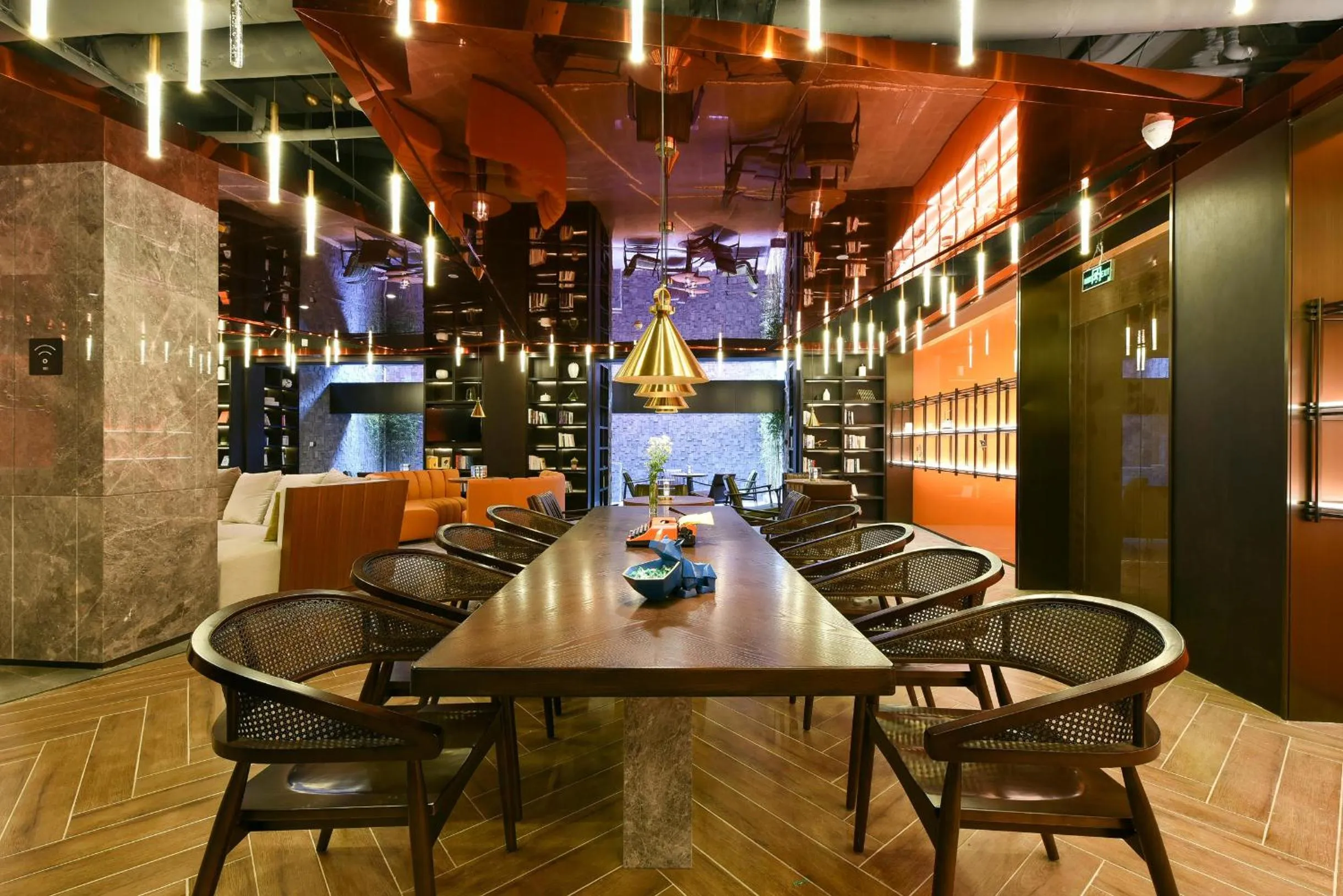 Seating area in Atour Hotel Beijing Wangjing Science and Technology Park