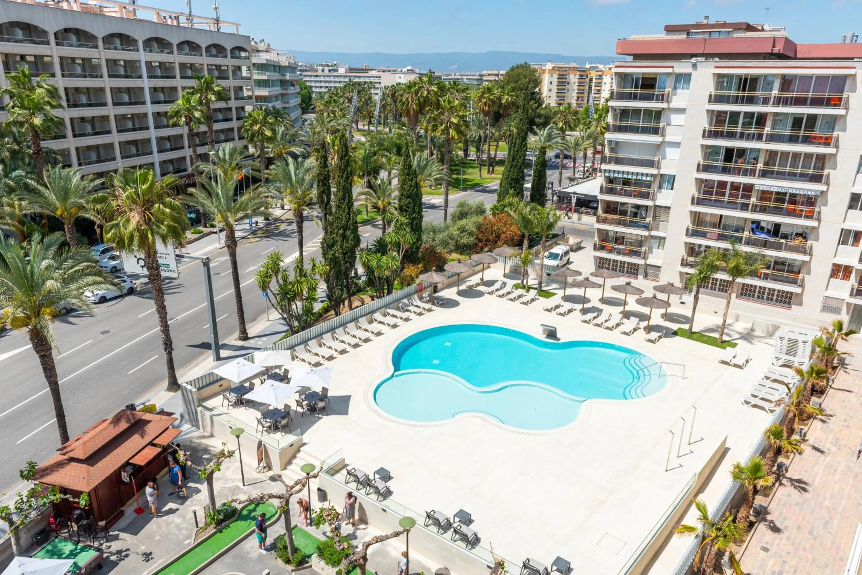 Bird's eye view in Rentalmar Navarra family suites