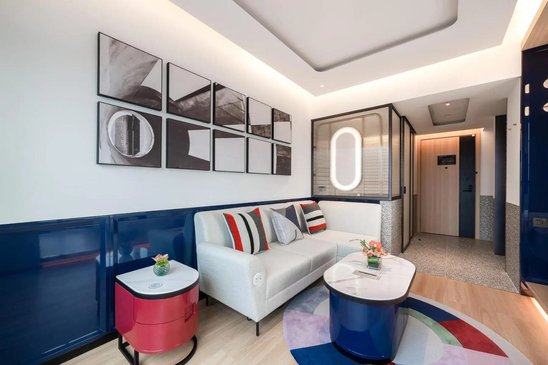 Living room in Atour Mansion Shanghai City Center