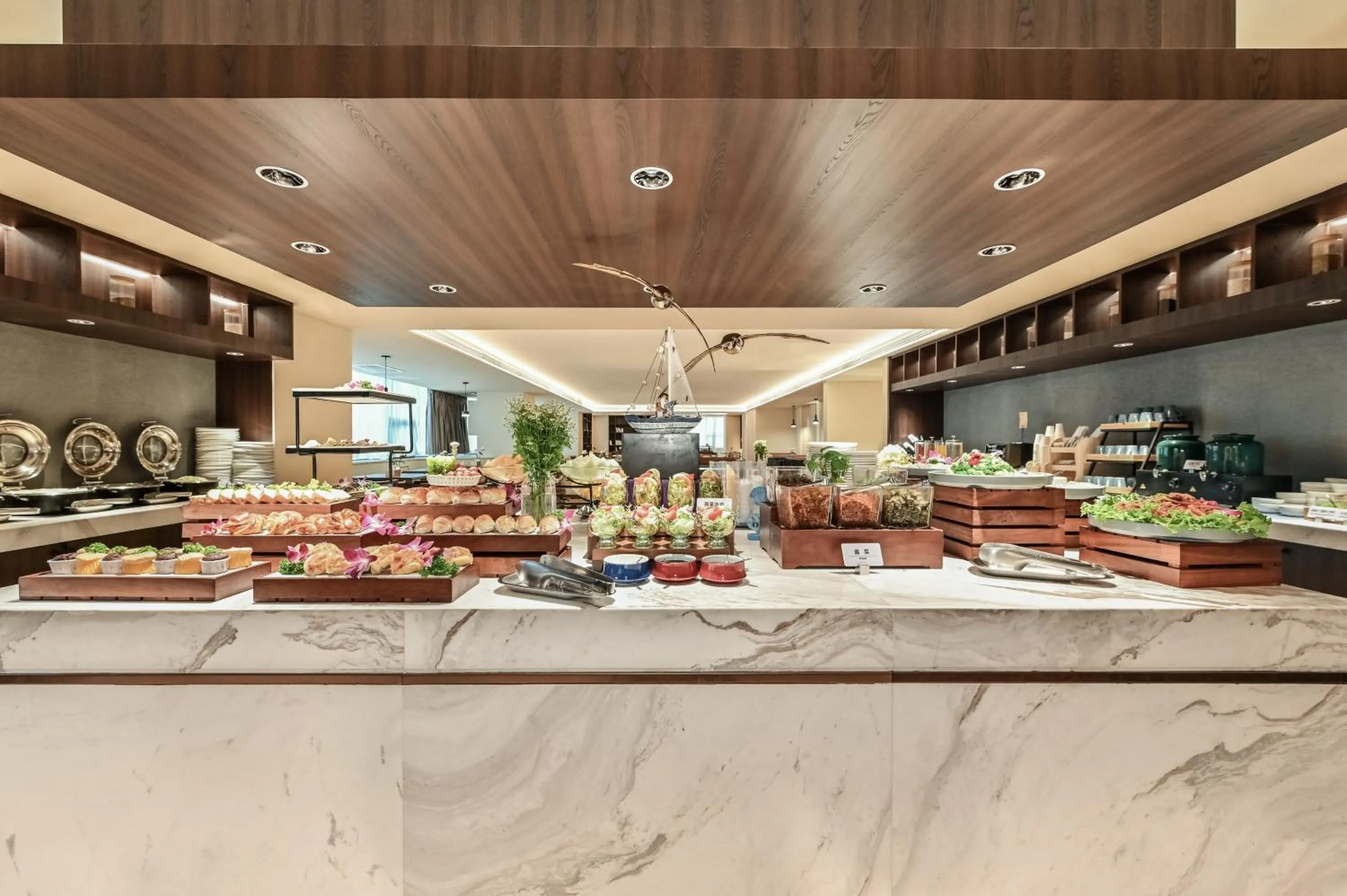 Buffet breakfast in Atour Hotel Dalian Zhongshan Square