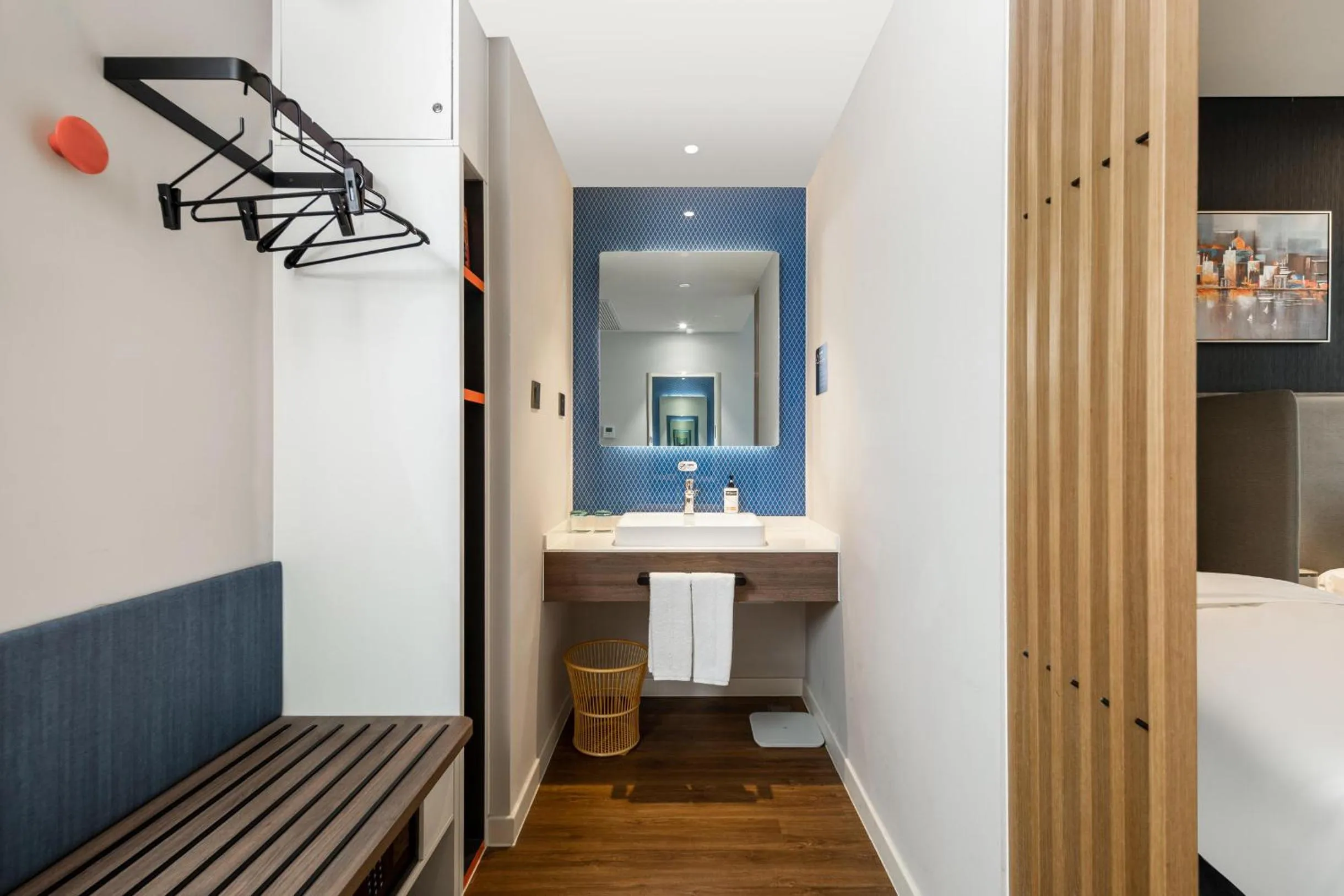 Bed in Atour Hotel Hangzhou Binjiang Stars Avenue