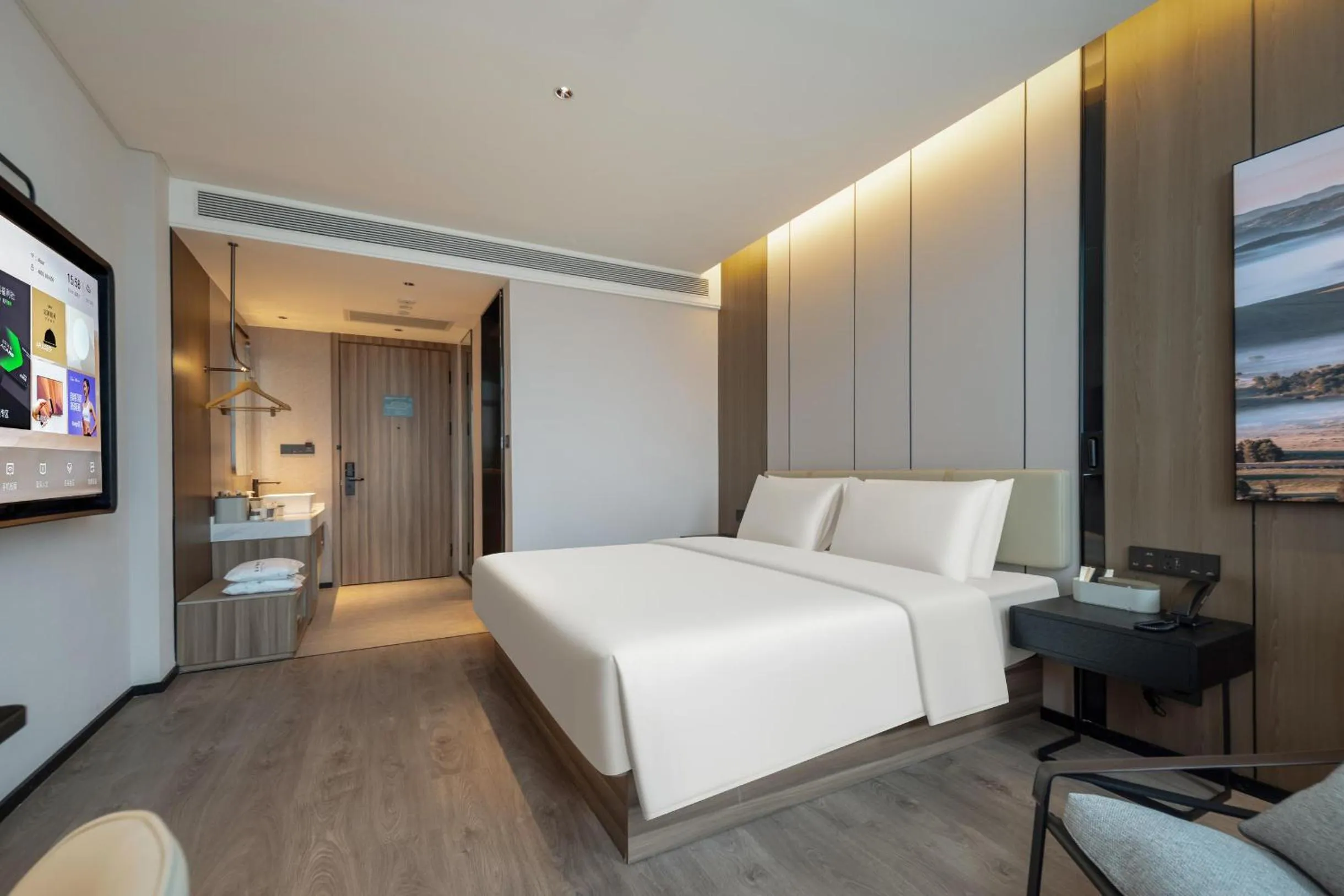 Bed in Atour Hotel Anji Longshan